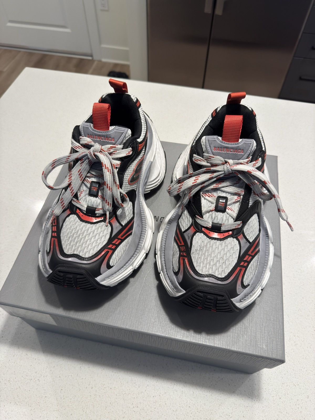Balenciaga Balenciaga 10XL Sneaker Red/White | Grailed