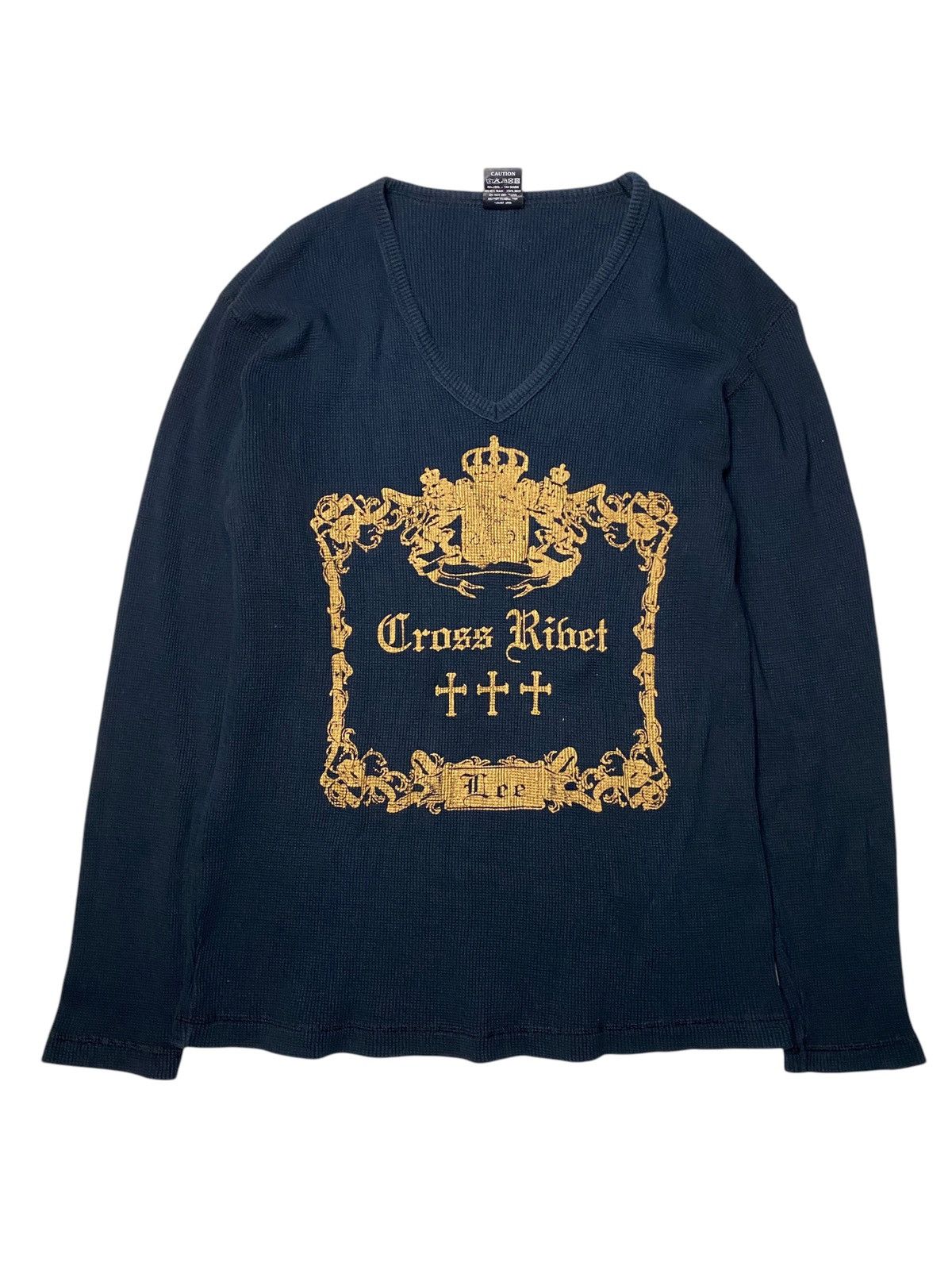 Hysteric Glamour 2000's Cross Rivet Tribal Cyber Thermal Longsleeve Size US M / EU 48-50 / 2 - 1 Thumbnail