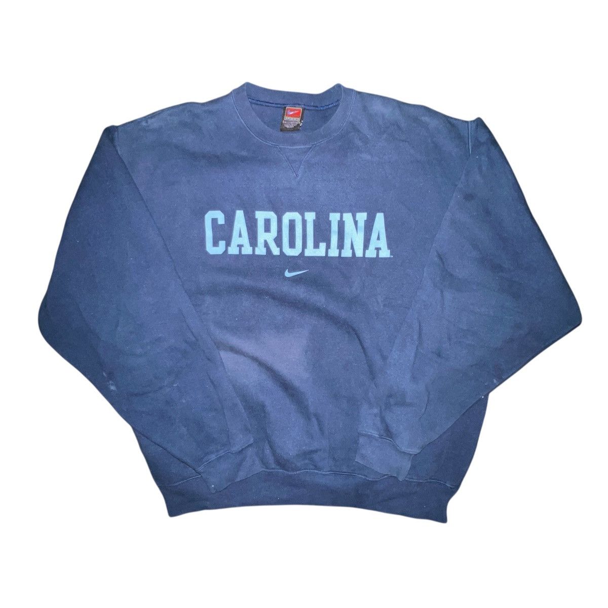 Nike Vintage N.C. Nike crewneck pullover sweatshirt L Size US L / EU 52-54 / 3 - 1 Thumbnail