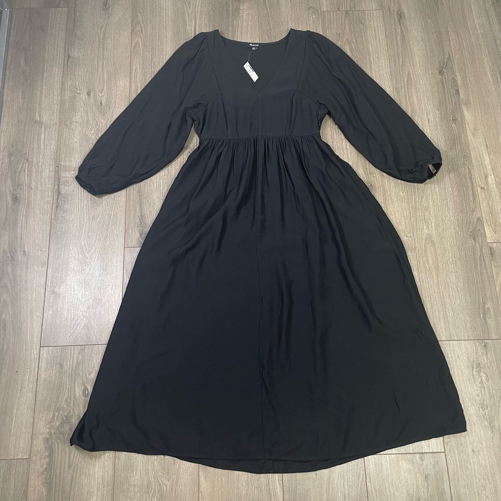 Madewell Madewell V Neck Empire Flowy Chic Midi Dress US Women's XS Size XS / US 0-2 / IT 36-38 - 1 Thumbnail