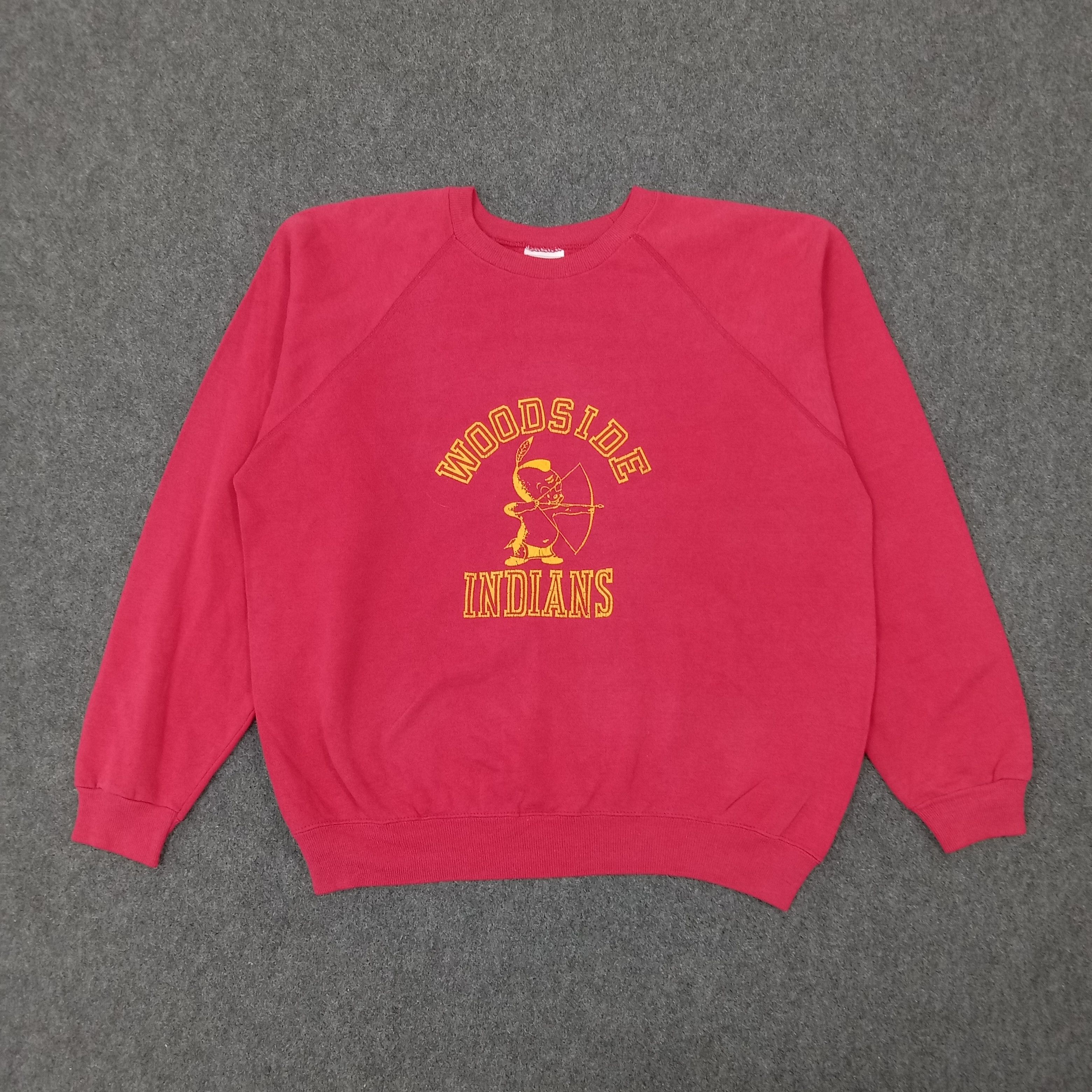 Vintage Woodside Indians American Football Team Sweatshirt C264N24 Size US L / EU 52-54 / 3 - 1 Thumbnail
