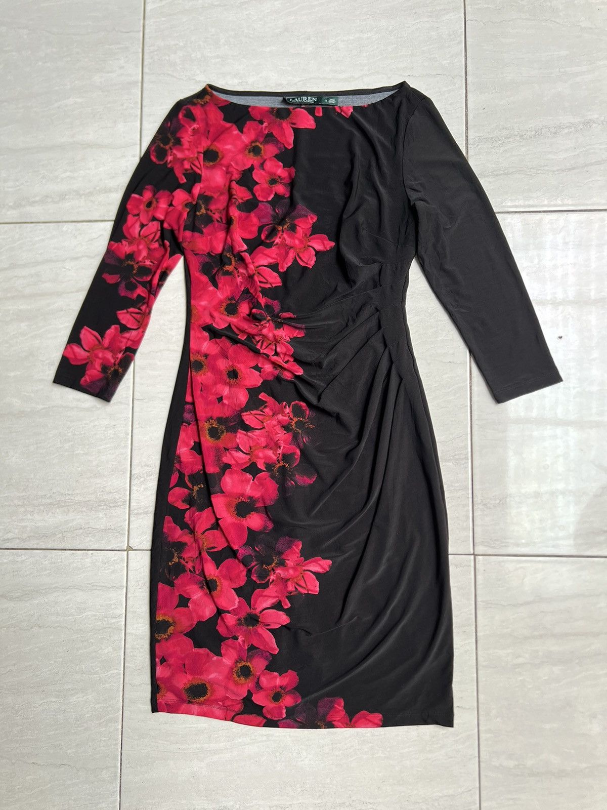 Ralph Lauren Ralph Lauren Flower Motive Midi Dress Size XS / US 0-2 / IT 36-38 - 5 Thumbnail