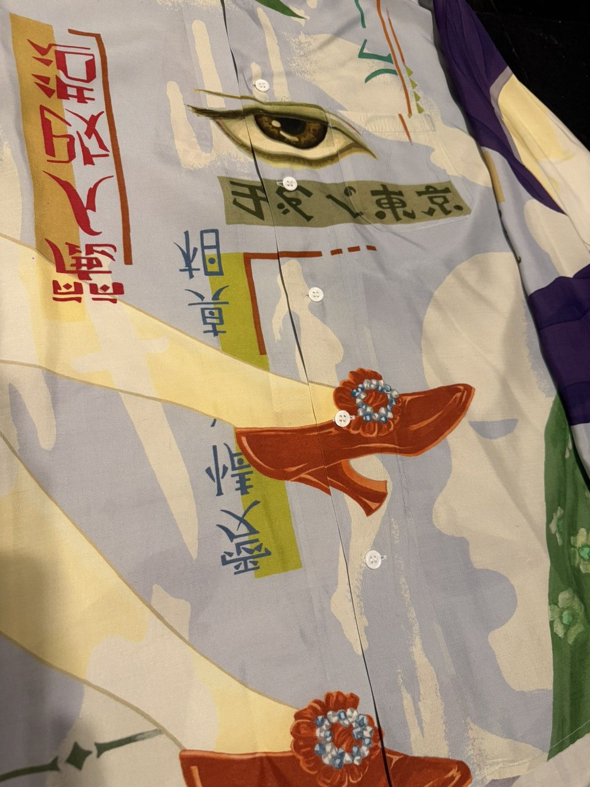 Yohji Yamamoto Yohji Yamamoto SSO4 city scape button up Size US XL / EU 56 / 4 - 2 Thumbnail