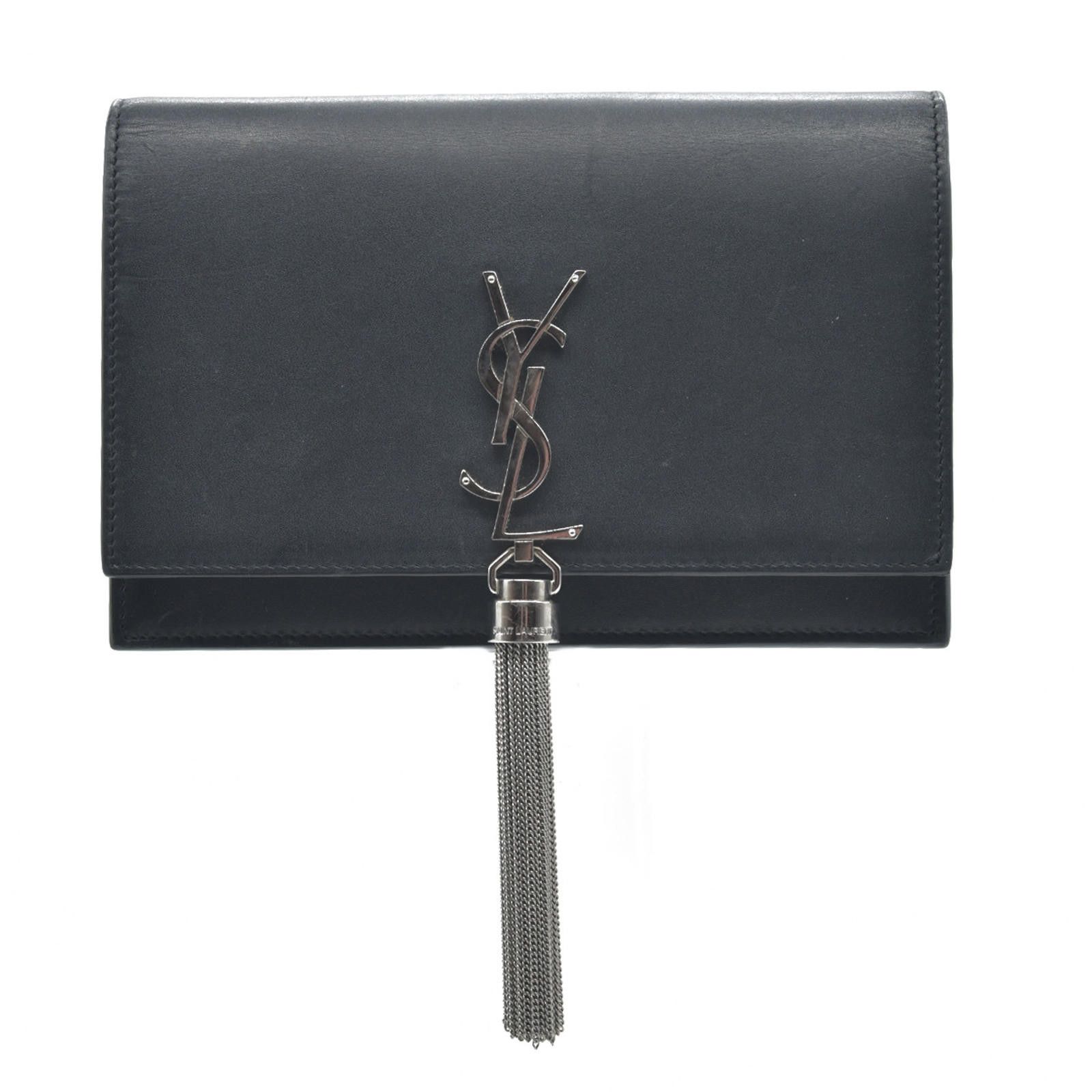 Saint Laurent Paris Saint Laurent Smooth Calfskin Classic Monogram Kate Tassel Size ONE SIZE - 8 Thumbnail