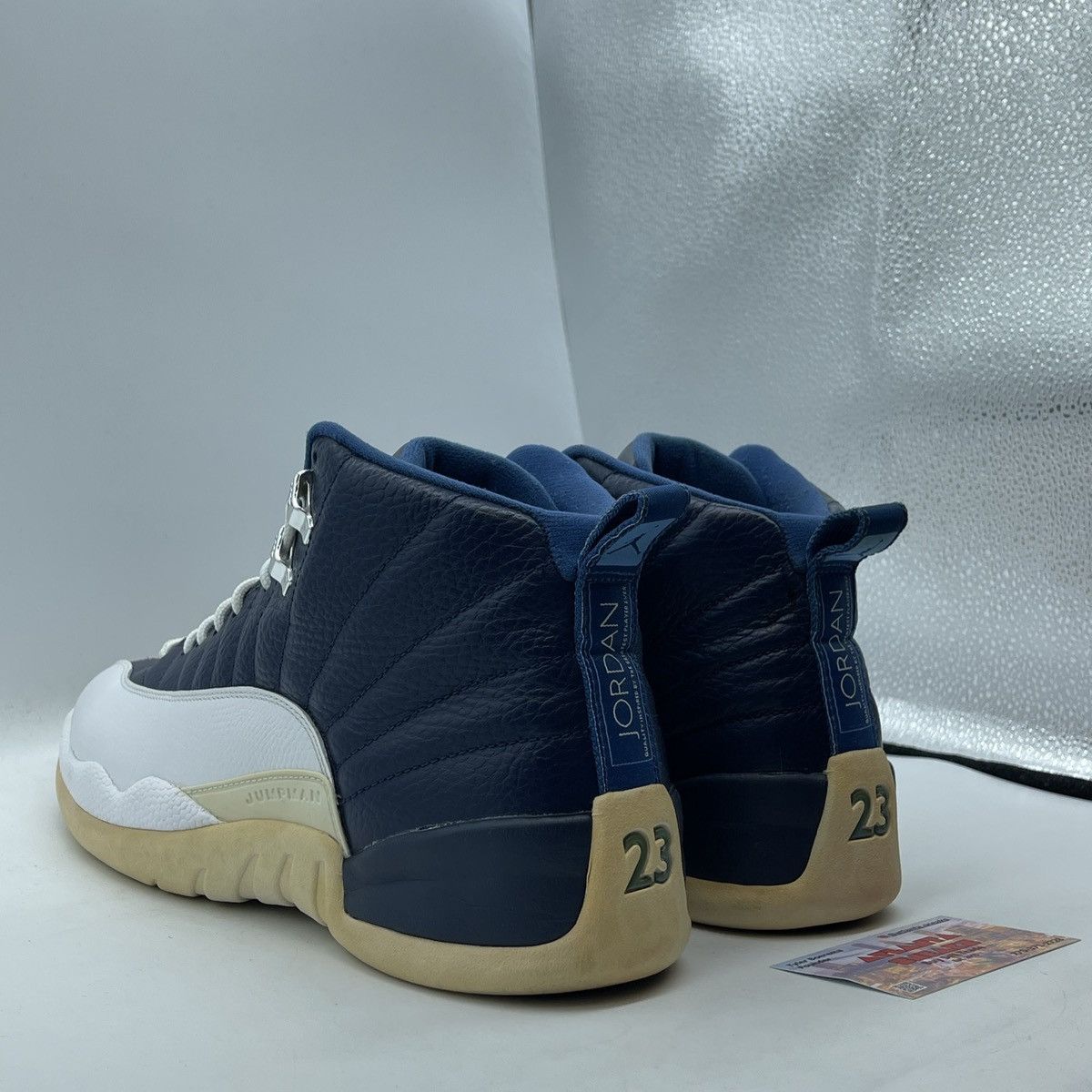 Jordan Brand Air Jordan 12 Obsidian Size US 10 / EU 43 - 4 Thumbnail