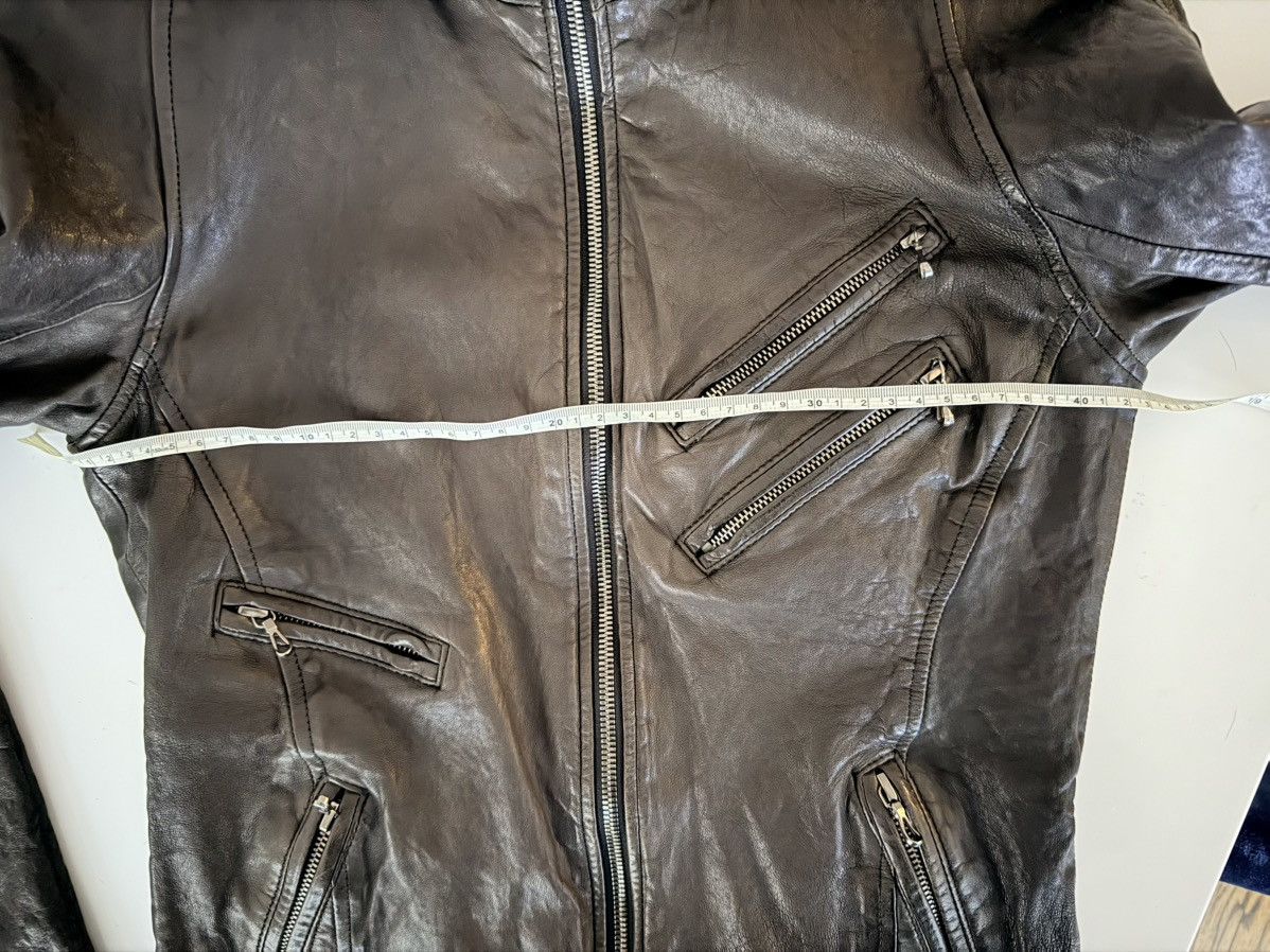 Julius Julius Jut Neck Leather Jacket (09 mid winter) | Grailed