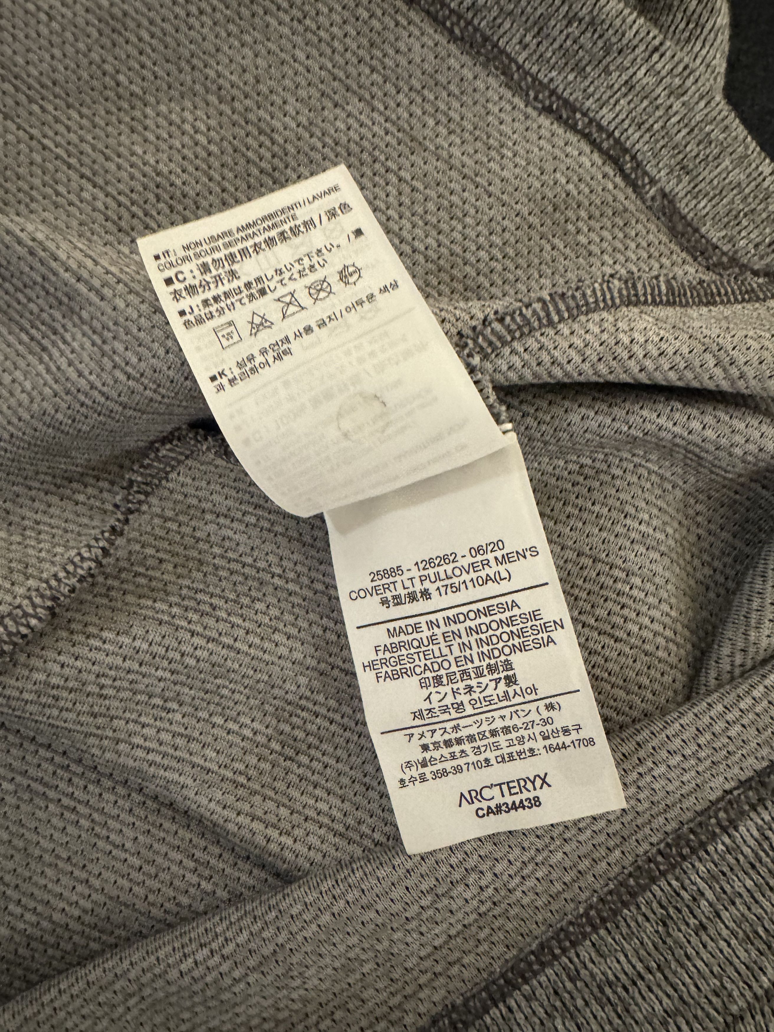 Arc'Teryx Covert LT Pullover - Gray | Grailed