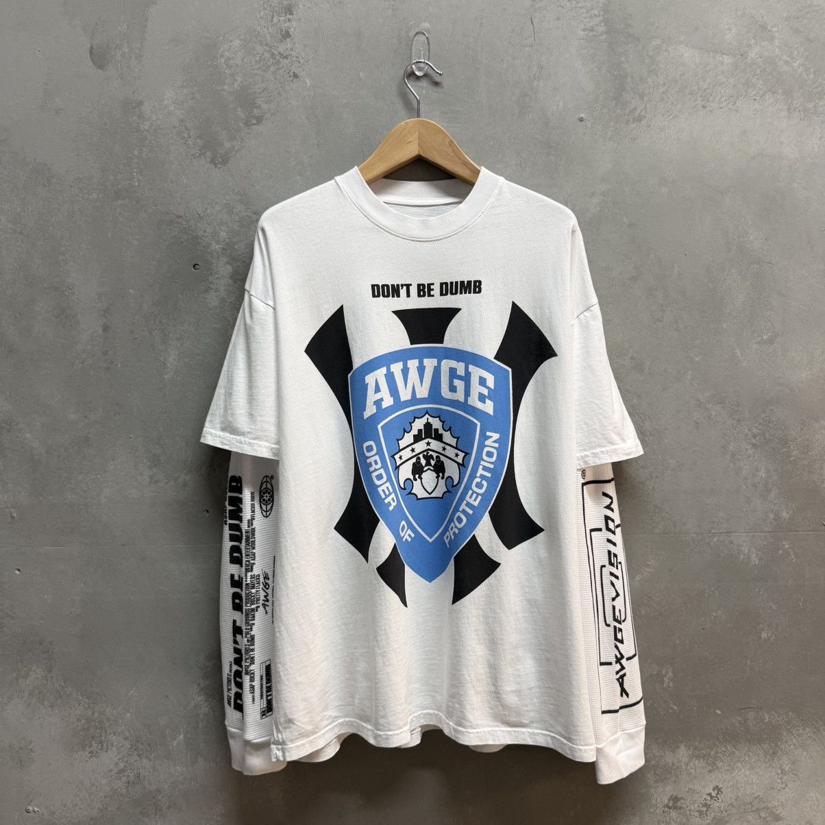 A$AP ROCKY - DONT BE DUMB - ORDER OF PROTECTION TWOFER TEE