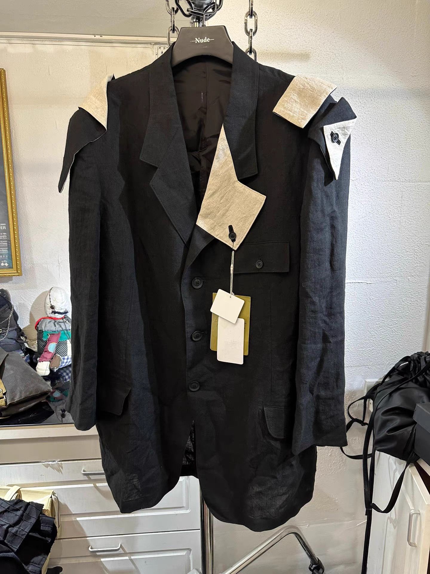 Yohji Yamamoto yohji yamamoto pour homme 22SS Linen Blazer K20 Size US M / EU 48-50 / 2 - 1 Thumbnail