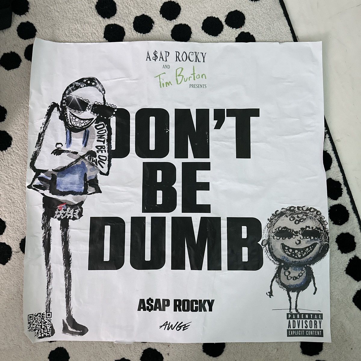 A$AP Rocky A$AP ROCKY Don't be Dumb Poster Size ONE SIZE - 1 Preview