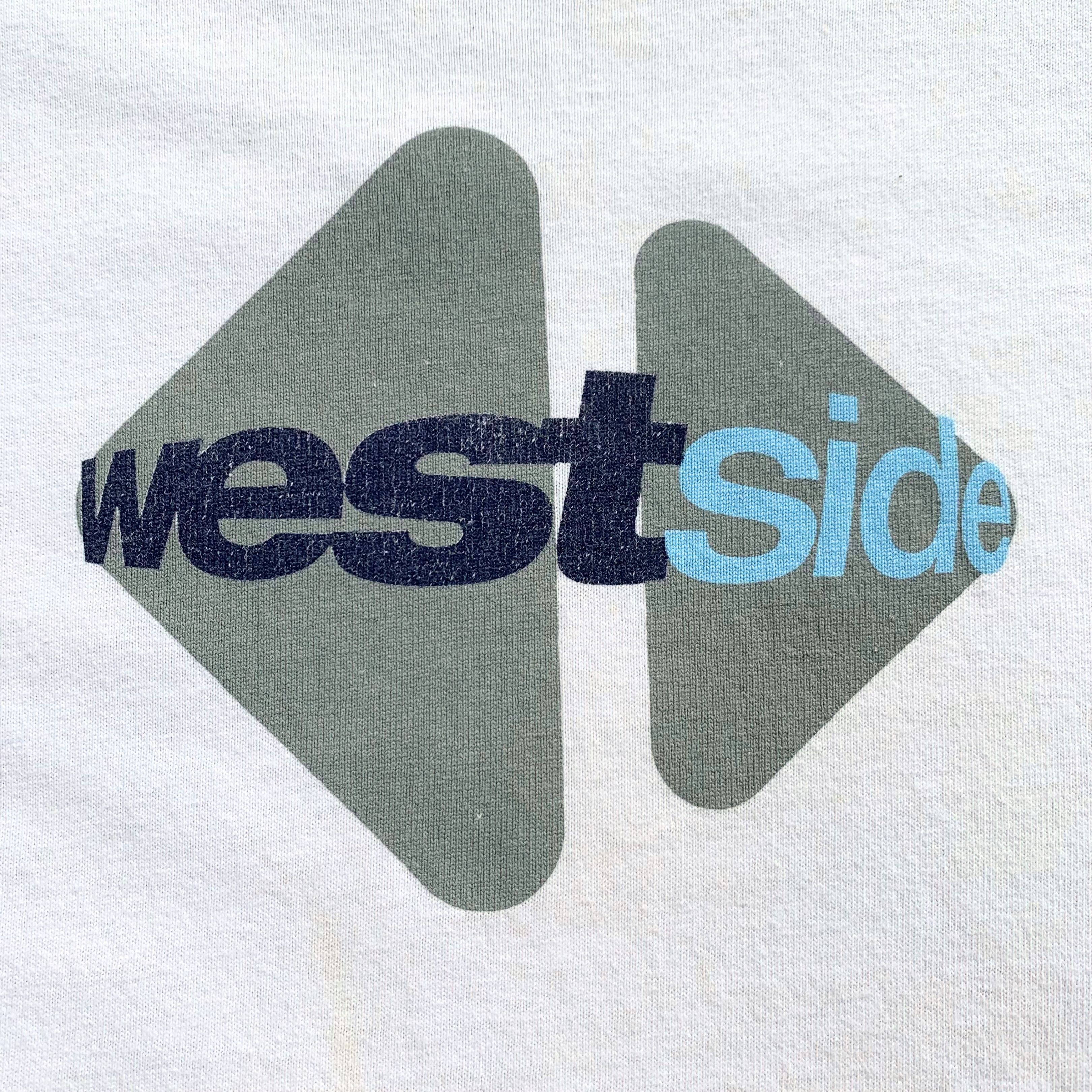 Vintage Vintage Thrashed 1990s Westside Skateboards USA Tee Size US L / EU 52-54 / 3 - 3 Thumbnail