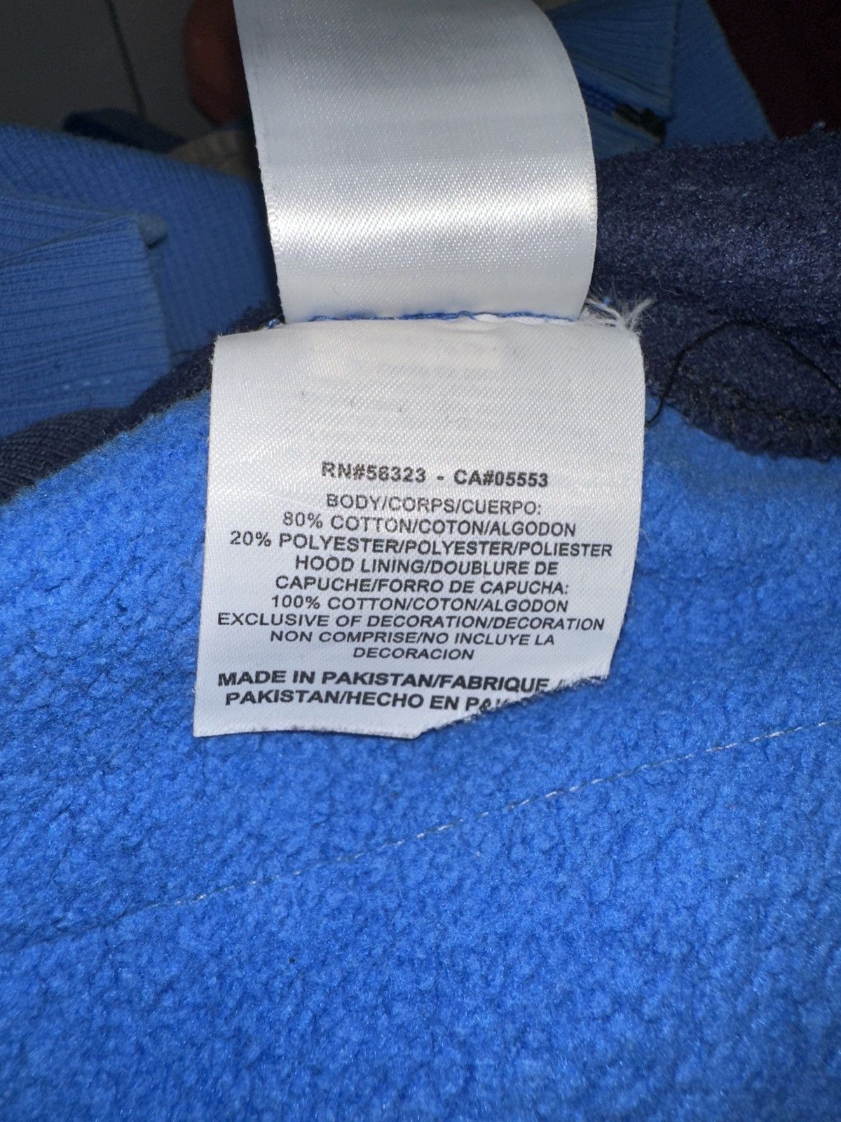 Nike Nike Blue 2Tone Vest edition “Mills” 593 Reworked Hoodie Size US XL / EU 56 / 4 - 11 Thumbnail