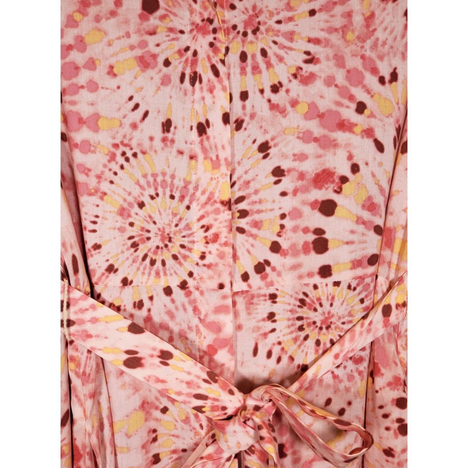 MISA Los Angeles MISA Los Angeles Bettina Belted Floral Shirtdress Rose Lemonade Women's S Button Closure, Long Sleeve, Lightweight, Pockets, Cotton Blend, NWT Size S / US 4 / IT 40 - 7 Thumbnail