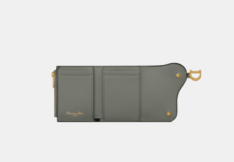 Dior o1w1db10426 S5652C Size : OS / Lotus Wallet in Stone Gray Size ONE SIZE - 3 Thumbnail