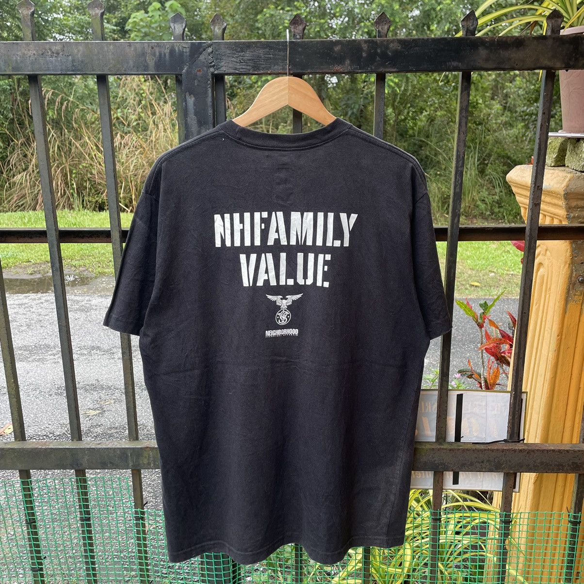Japanese Brand × Neighborhood × Vintage 🔥🇯🇵Neighborhood X Savage Big Logo Design Sun Faded Tee Size US L / EU 52-54 / 3 - 2 Thumbnail