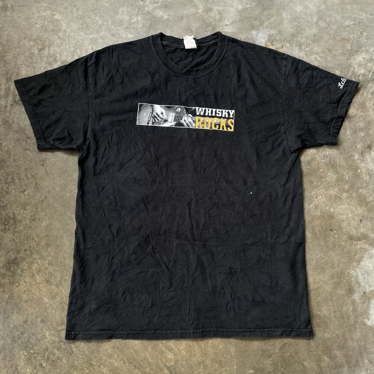 image of Band Tees The Distillers World Tour T-Shirt in Black, Men's (Size Large)