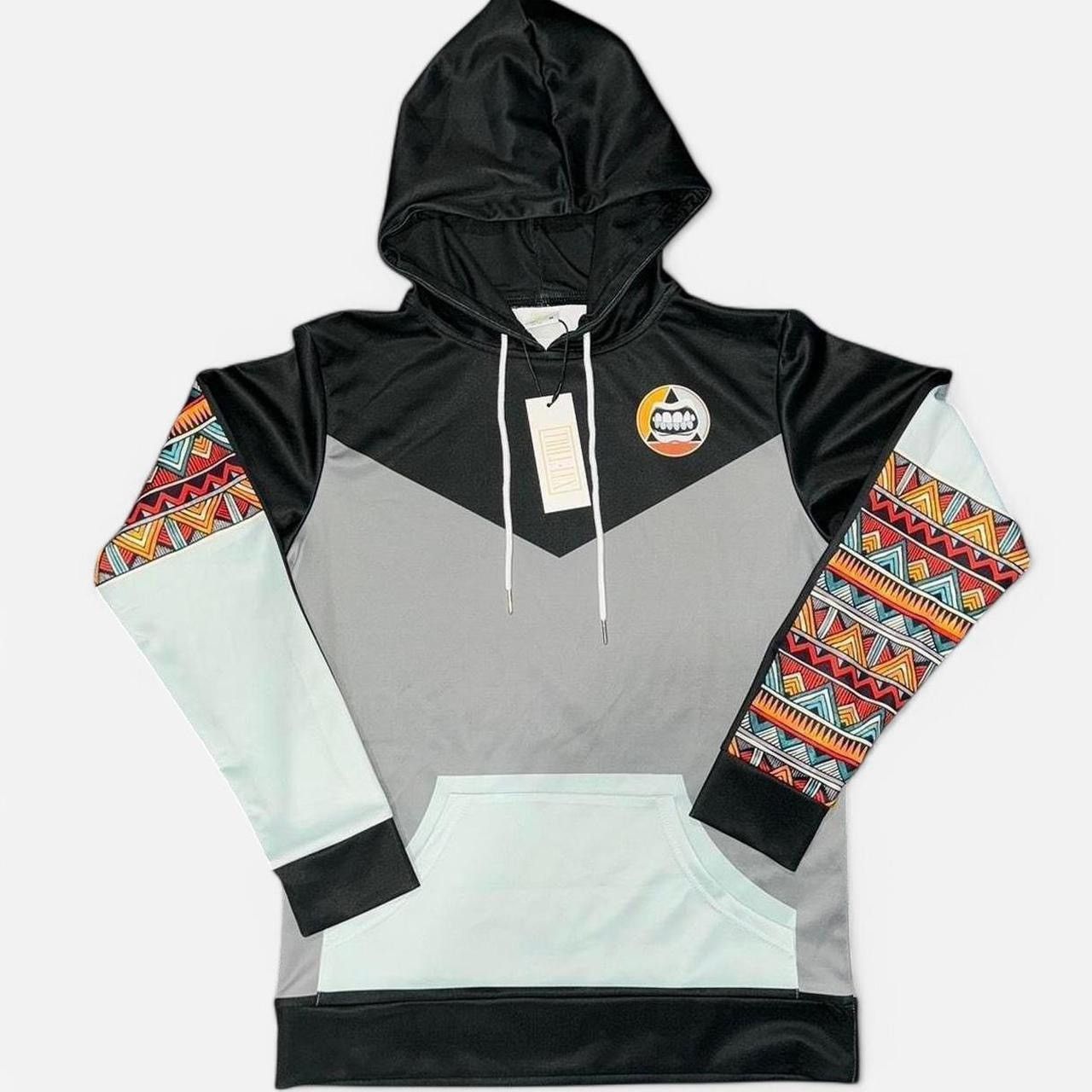 TrillxLux Grey and Black Hoodie