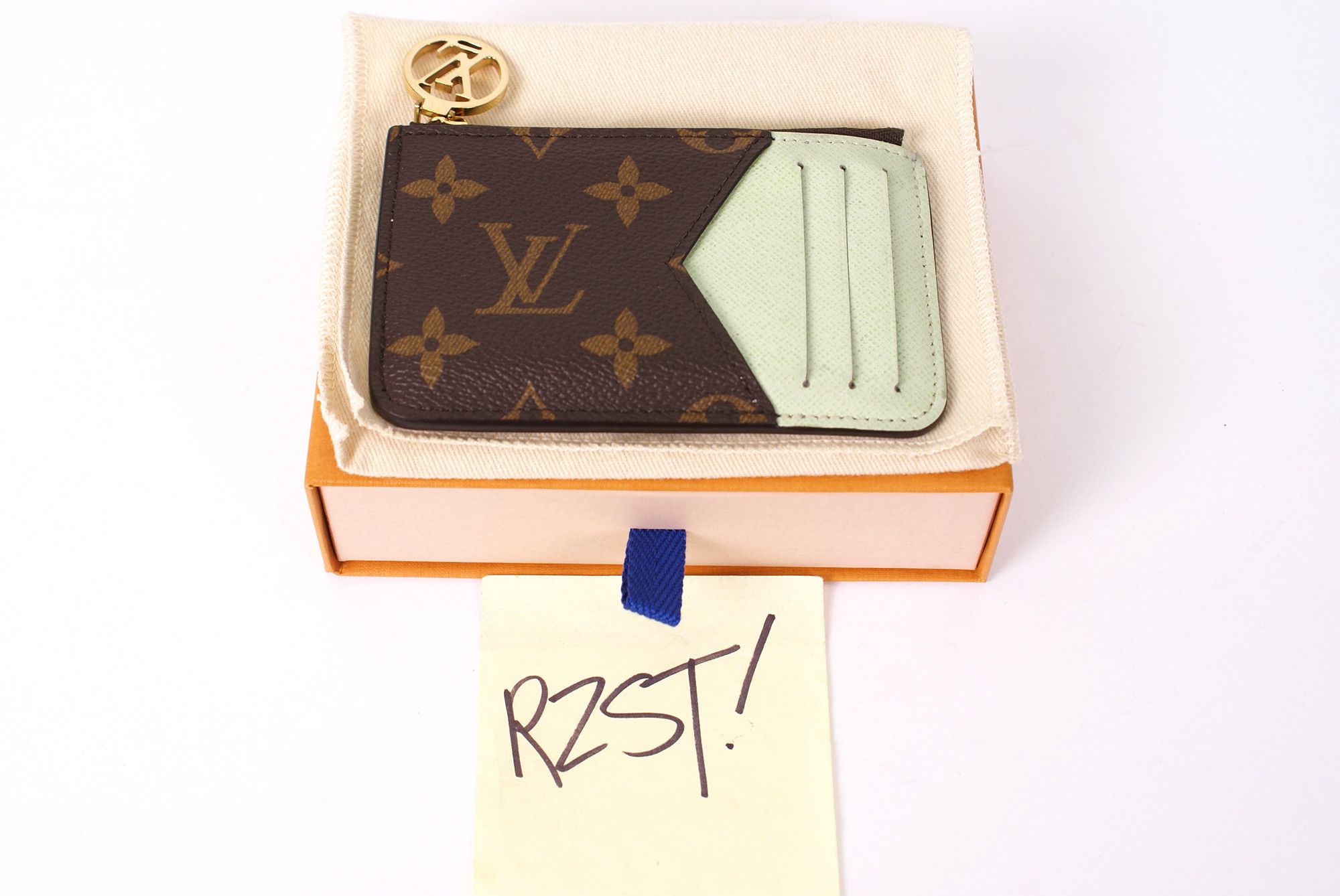 Louis Vuitton Romy Card Holder Zip Coin Pouch Matcha M82939