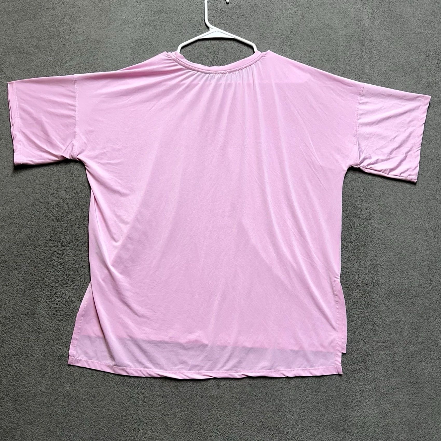 Vintage Tolani Collection Shirt Womens Small Light Pink Short Sleeve Casual Stretch GUC Size S / US 4 / IT 40 - 2 Thumbnail