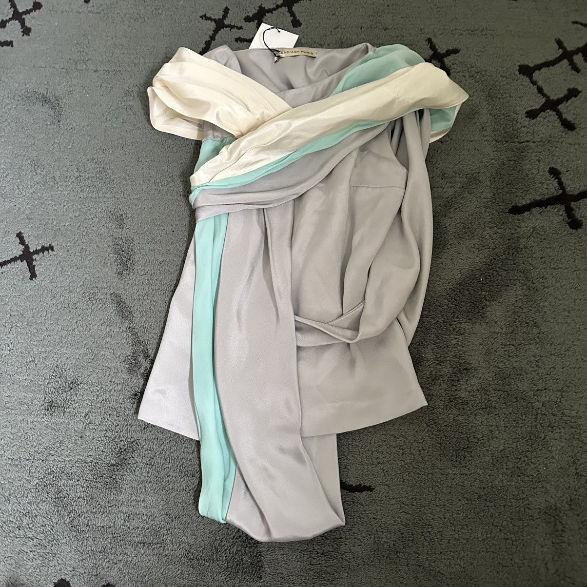 Balenciaga Archive Balenciaga Fall 2008 Silk Top Ghesquiere Era Vintage Size S / US 4 / IT 40 - 2 Thumbnail