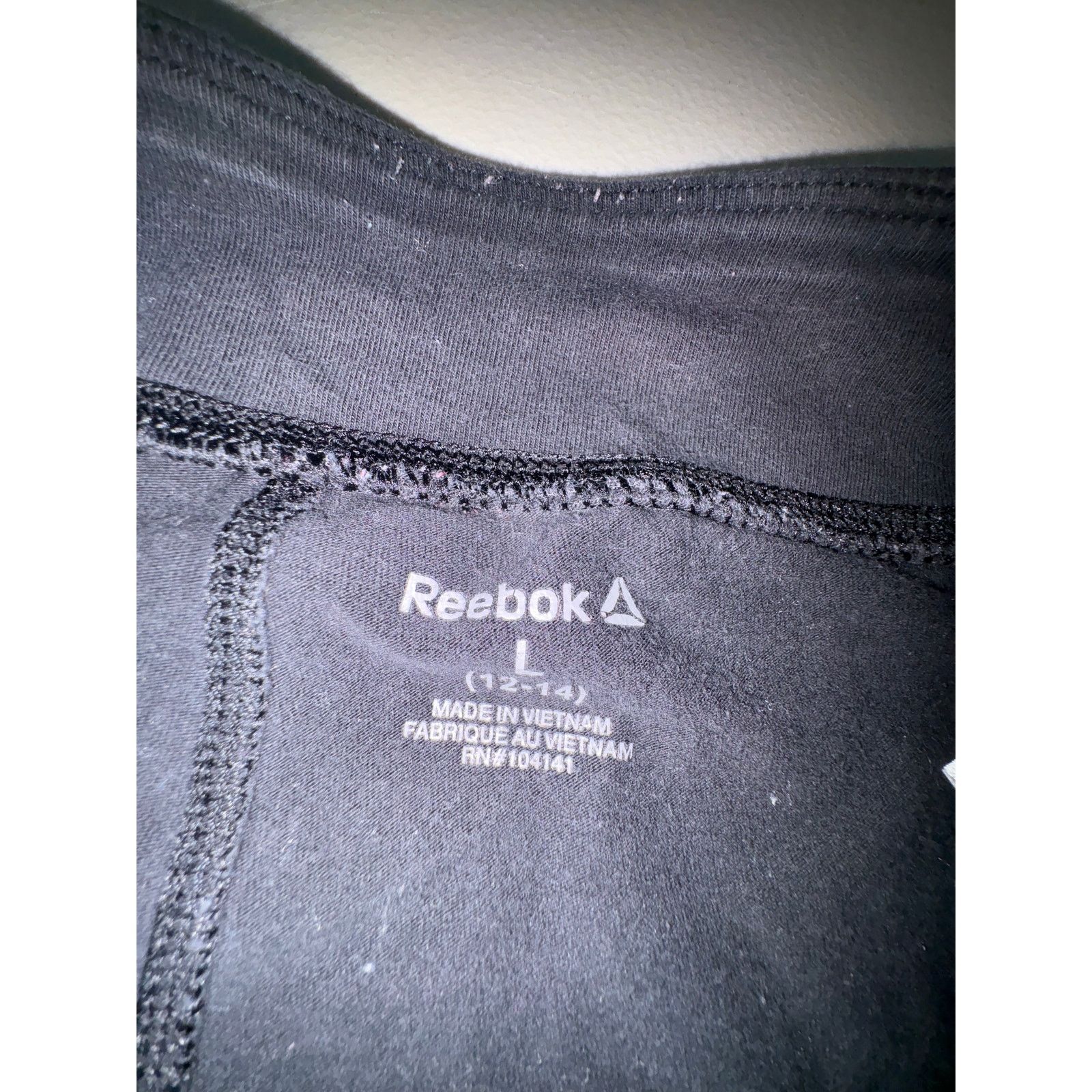 Reebok Reebok Women’s Black Athletic Leggings Size Large 12 14 Size 34" / US 12 / IT 48 - 3 Thumbnail