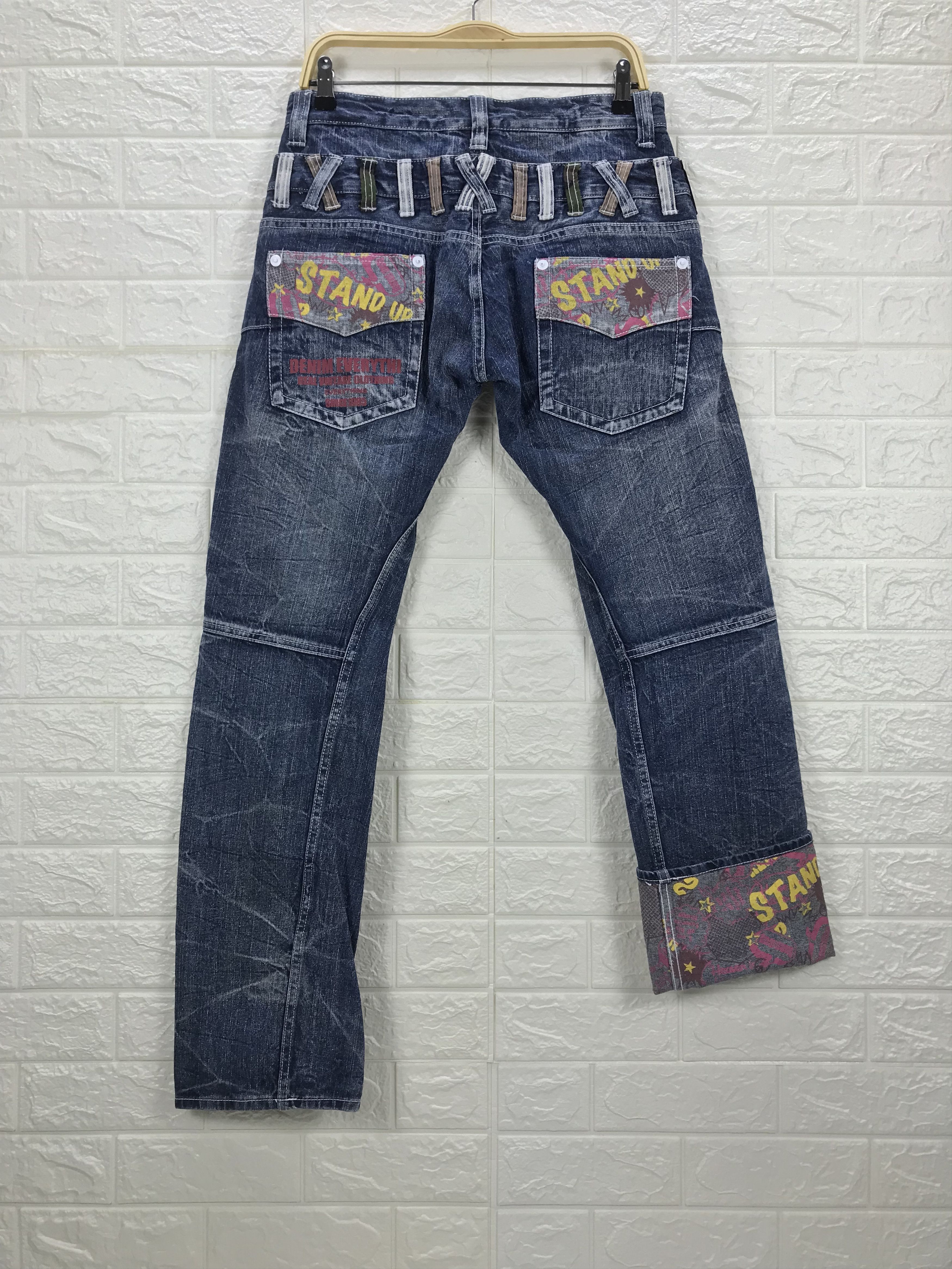 Japanese Brand Vintage Japanese Double Focus Double Waist Jeans Size US 31 - 6 Thumbnail
