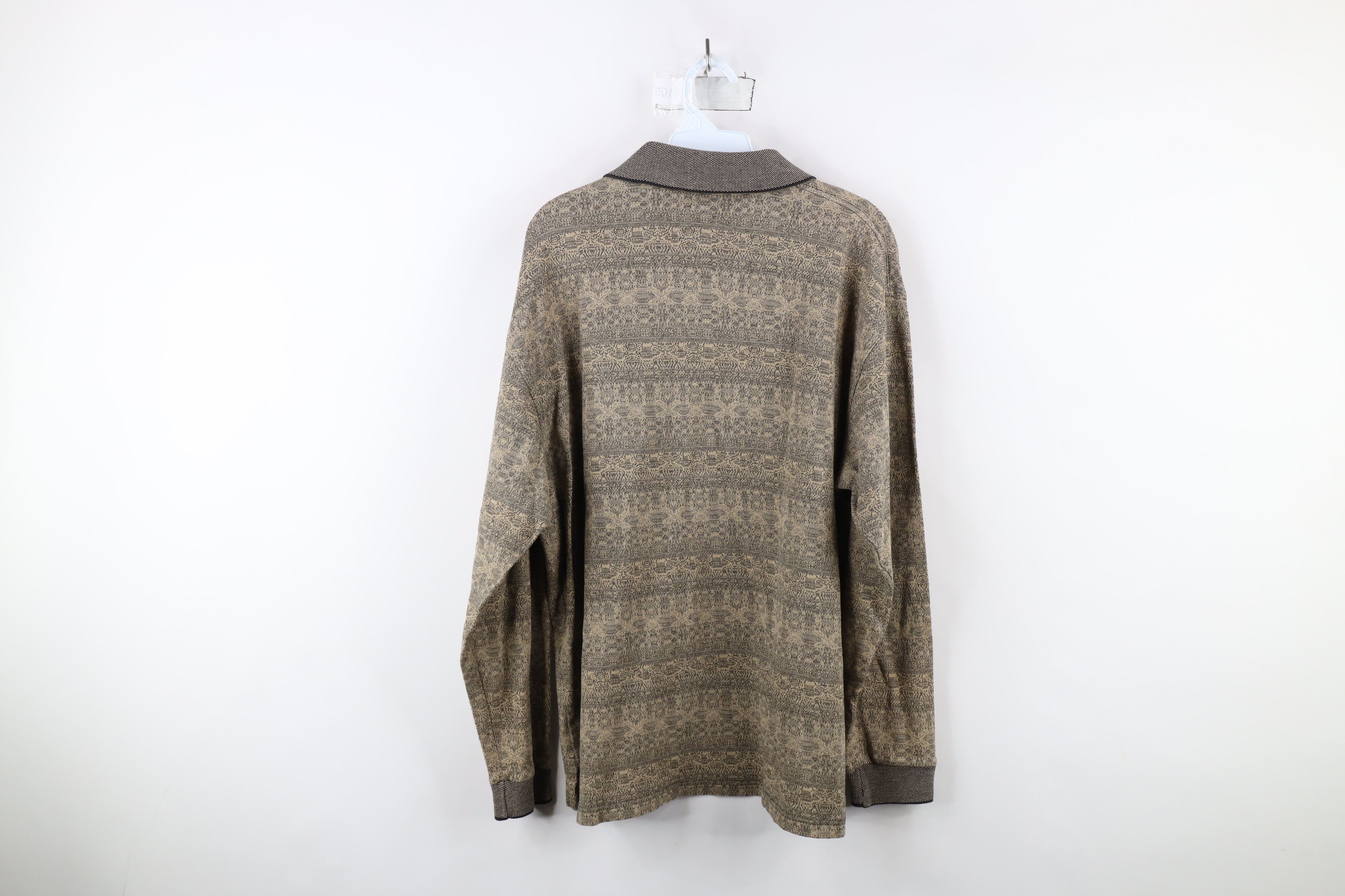 Vintage Vintage 90s Streetwear Southwestern Long Sleeve Polo USA Size US L / EU 52-54 / 3 - 9 Thumbnail