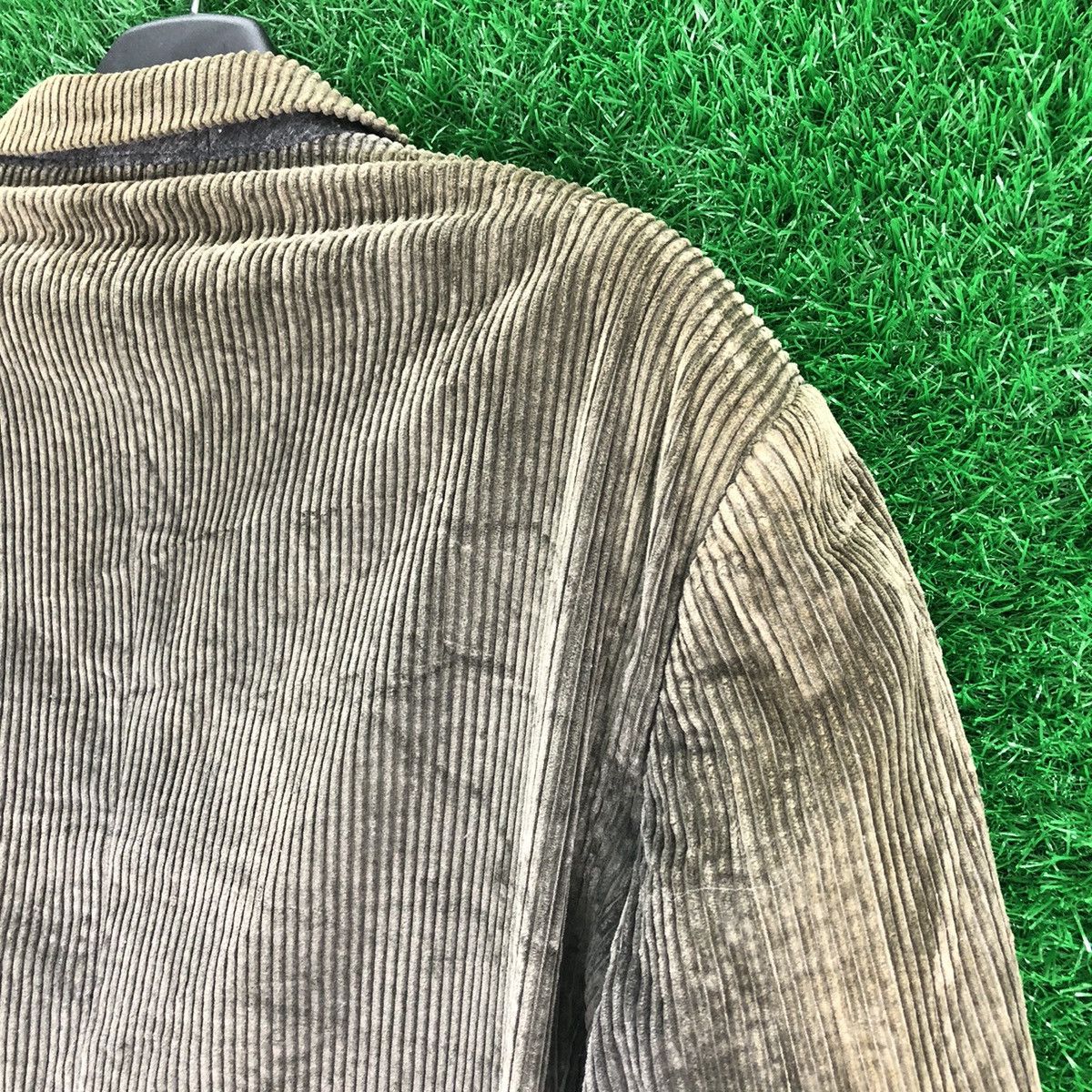 Uniqlo Vintage 90's Uniqlo Green Label Corduroy Velvet Coat Jacket Size US L / EU 52-54 / 3 - 5 Thumbnail