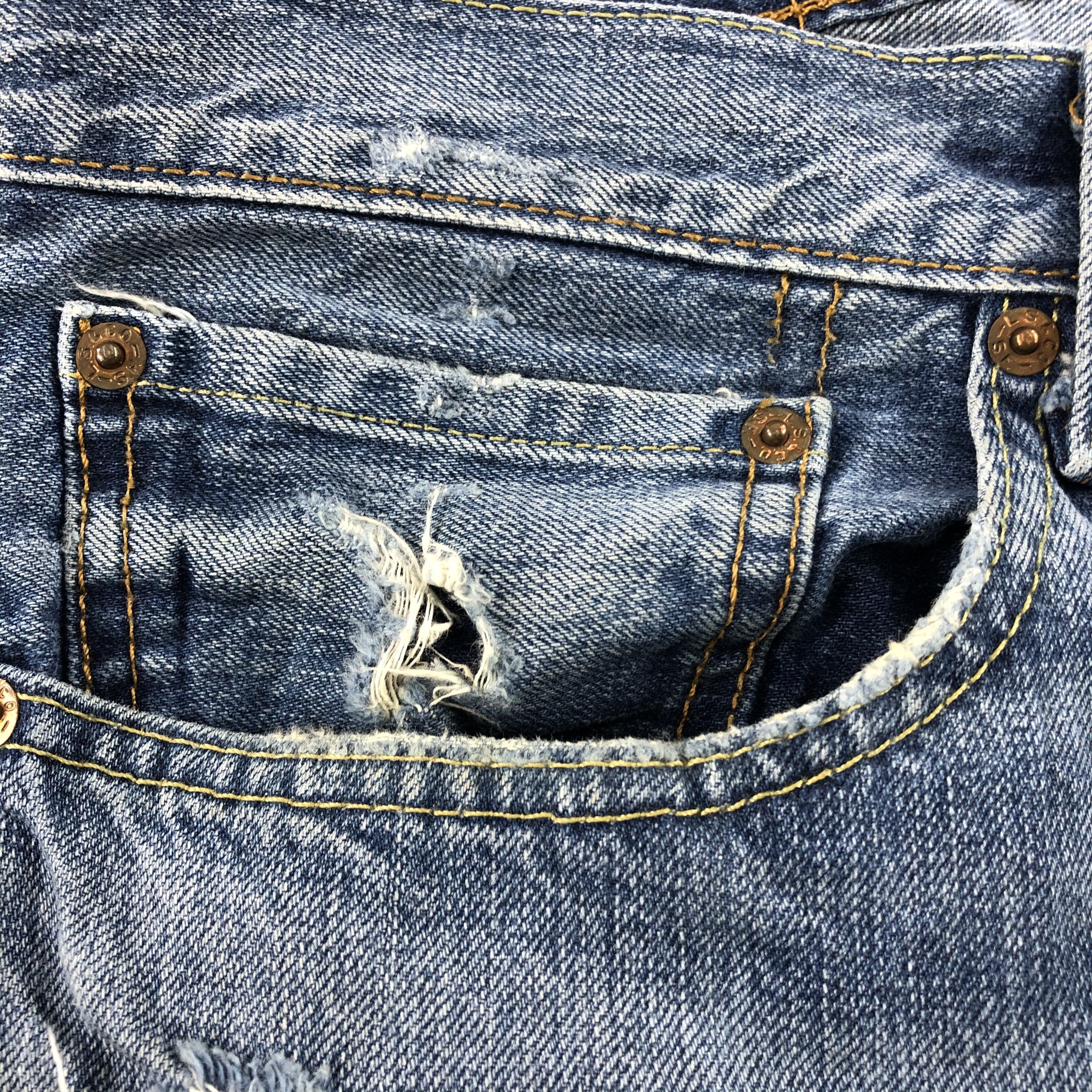 Levi's Levi's 511 Jeans Distressed Denim KJ965 Size US 34 / EU 50 - 15 Thumbnail