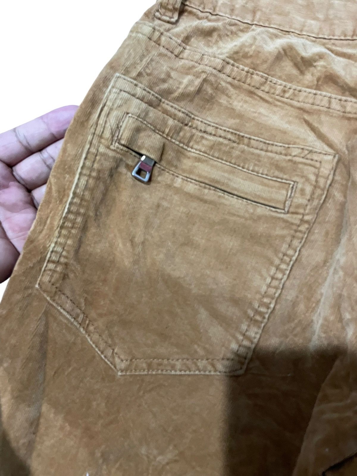 Balmain Balmain Velvet Corduroy Destroyed Pants Size US 33 - 14 Thumbnail