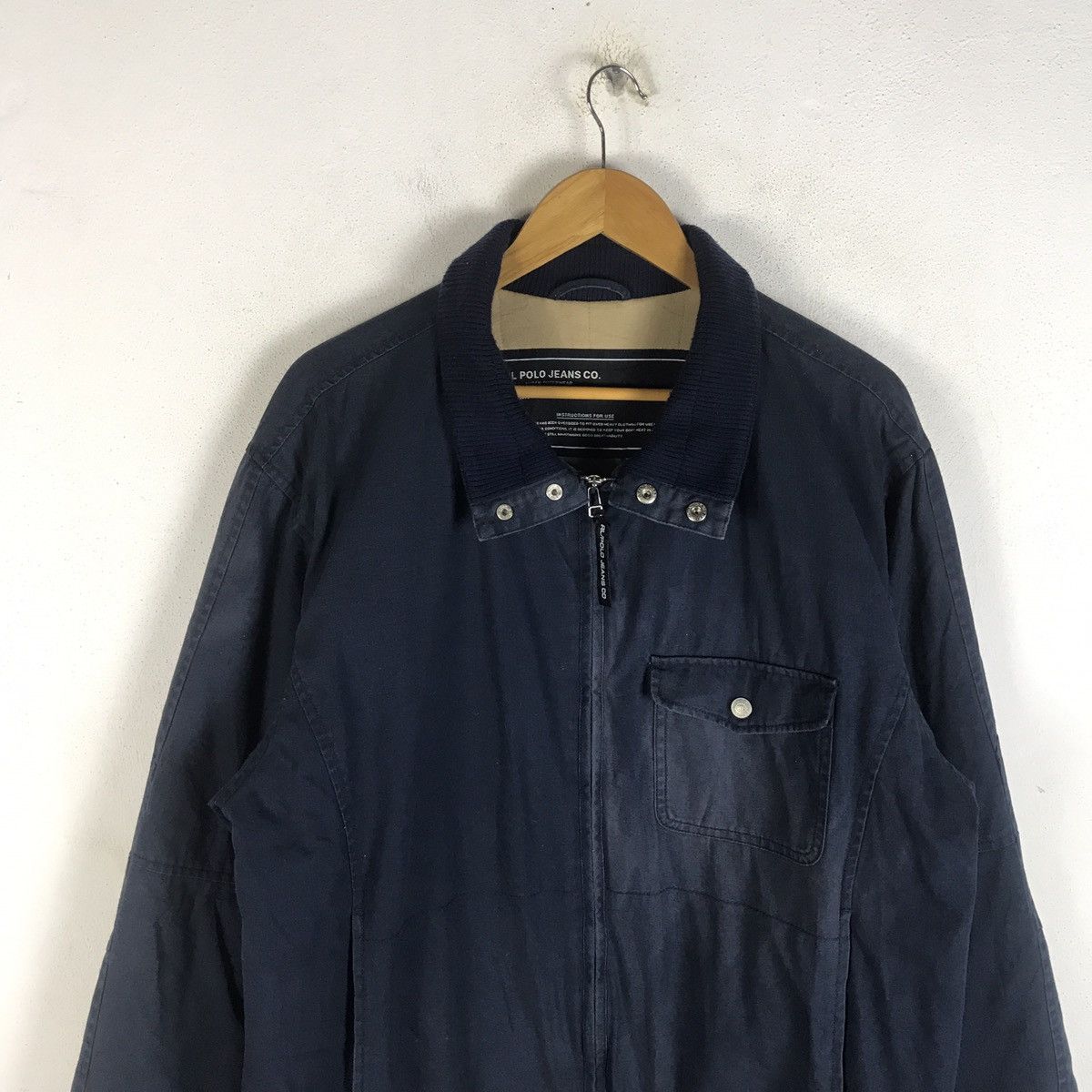 Ralph Lauren Polo Jeans Co. Ralph Lauren Indigo Canvas Work Jacket Size US L / EU 52-54 / 3 - 5 Thumbnail