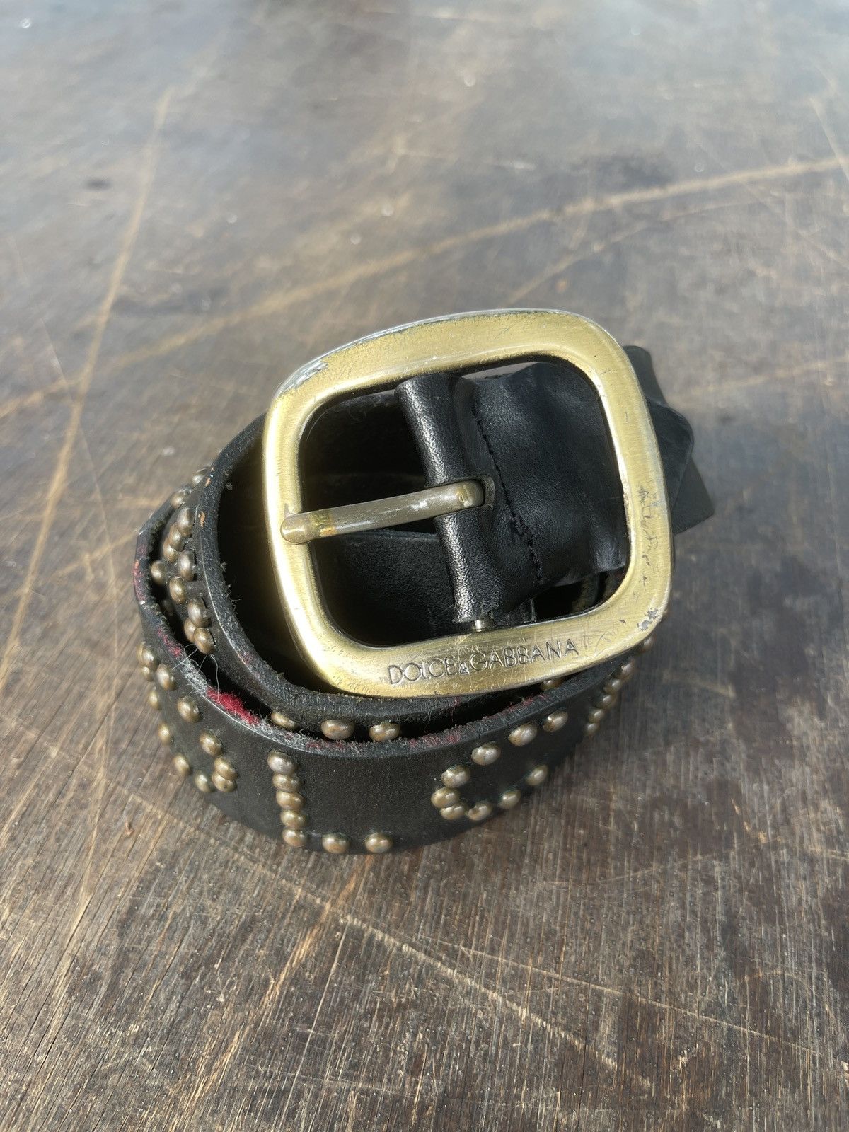 Dolce & Gabbana Rare🔥Vintage Dolce & Gabbana Leather Belt Size 34-37 Size ONE SIZE - 5 Thumbnail