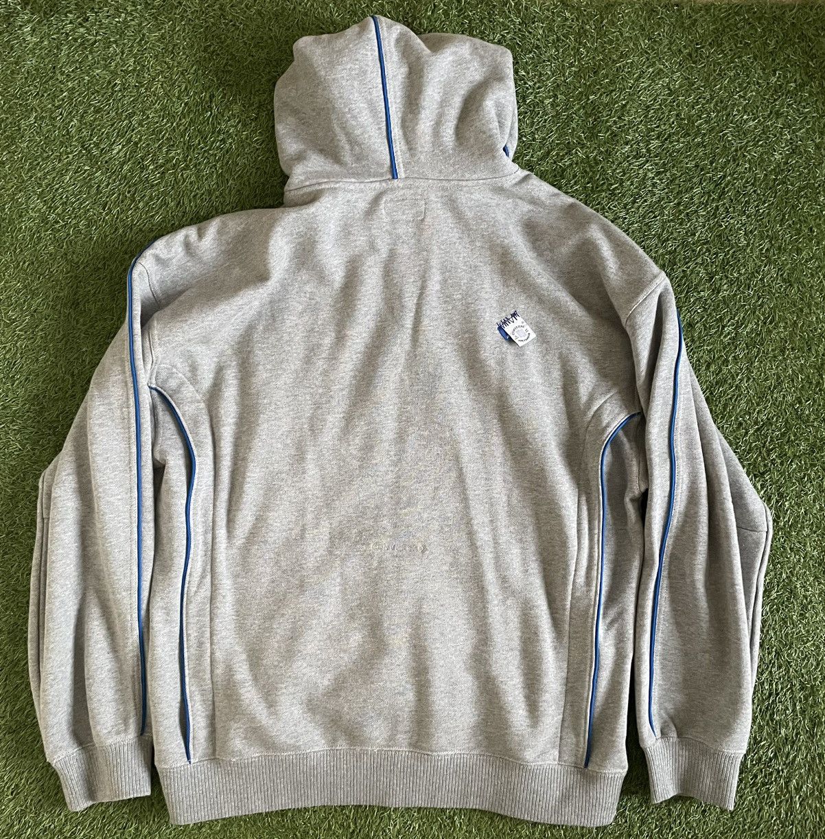 Ader Error Converse Ader Error Hoodie Grey Unisex Size M Oversized Size US M / EU 48-50 / 2 - 2 Thumbnail