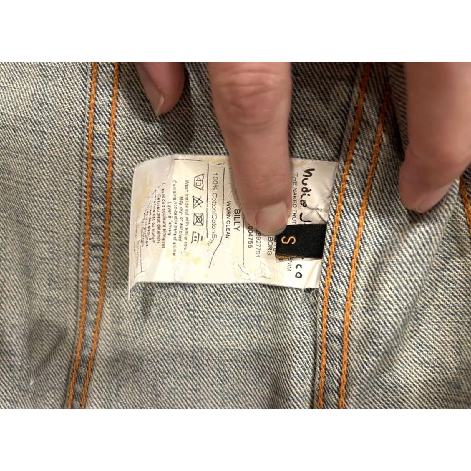 Nudie Jeans Nudie Jeans Co Denim Jacket Light Blue S Size Vintage Jacket Men Size US 29 - 5 Thumbnail