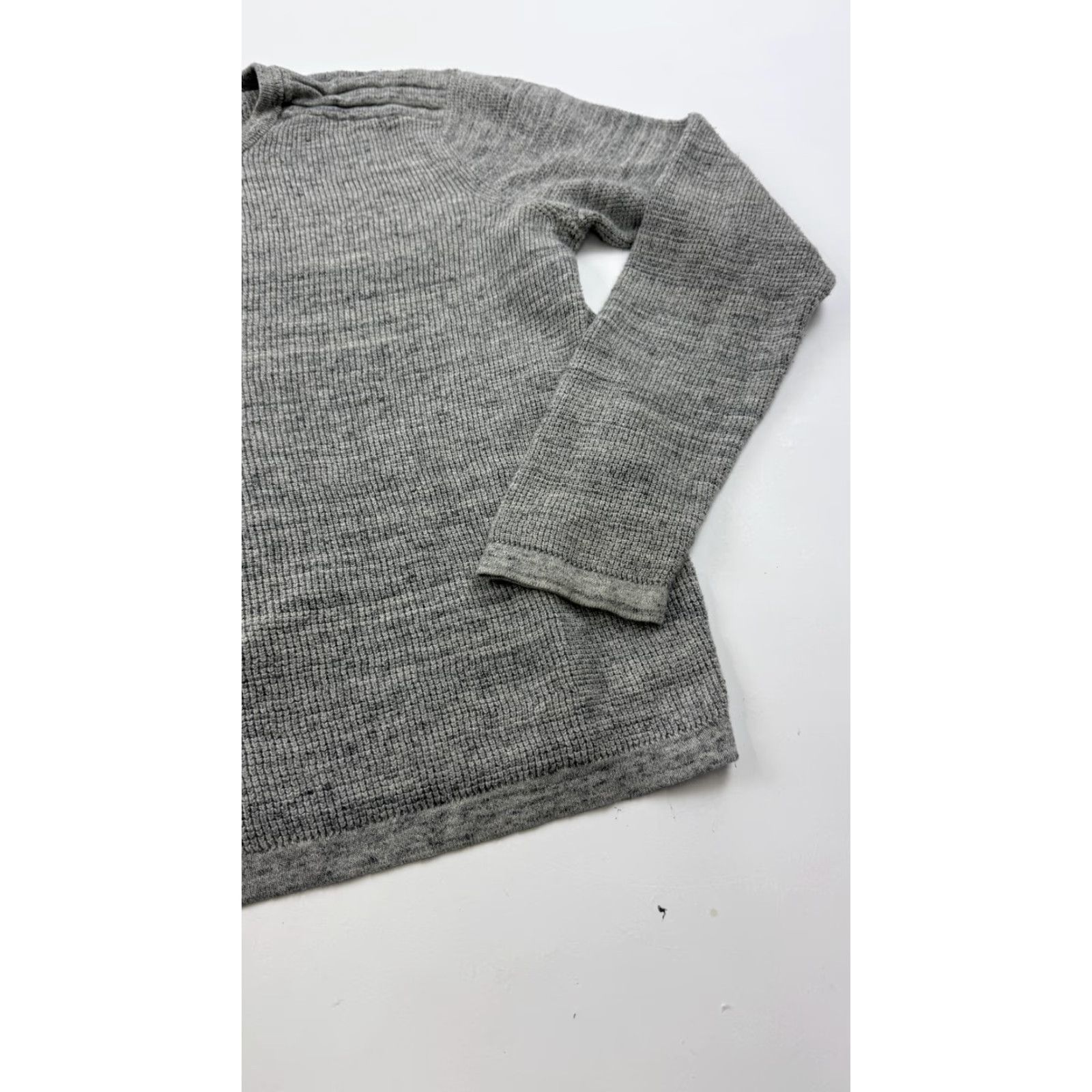 Michael Kors MICHAEL KORS Sweater Mens Large Gray Waffle Knit Crewneck Long Sleeve Casual Size US L / EU 52-54 / 3 - 3 Thumbnail