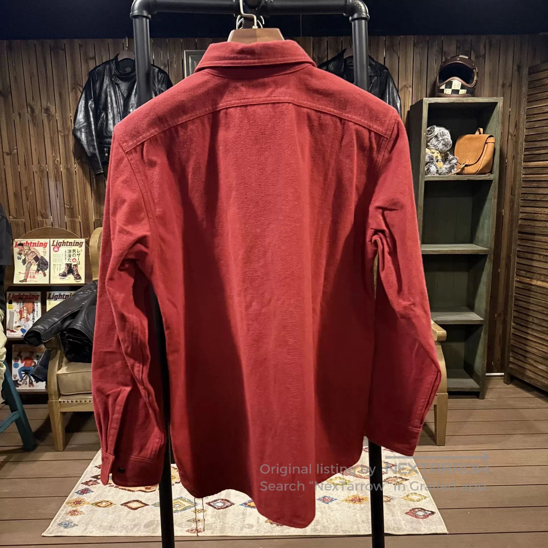 At Last & Co Atlast Co Red Workwear Shirt. Size US M / EU 48-50 / 2 - 2 Thumbnail