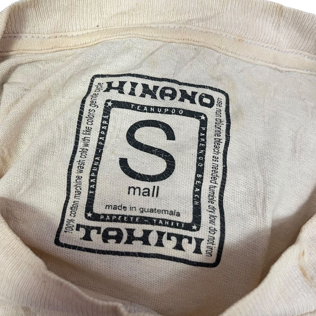 Vintage HINANO TAHITI BOTANICAL LEAF GRAPHIC T-SHIRT STREETWEAR Y2K Size US S / EU 44-46 / 1 - 3 Thumbnail