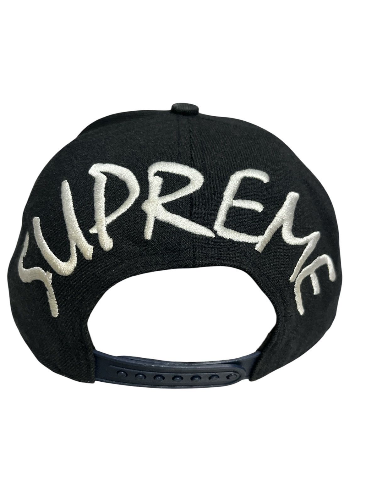 New York Yankees × Supreme Supreme x NY Trucker Cap Blue navy Size ONE SIZE - 5 Thumbnail