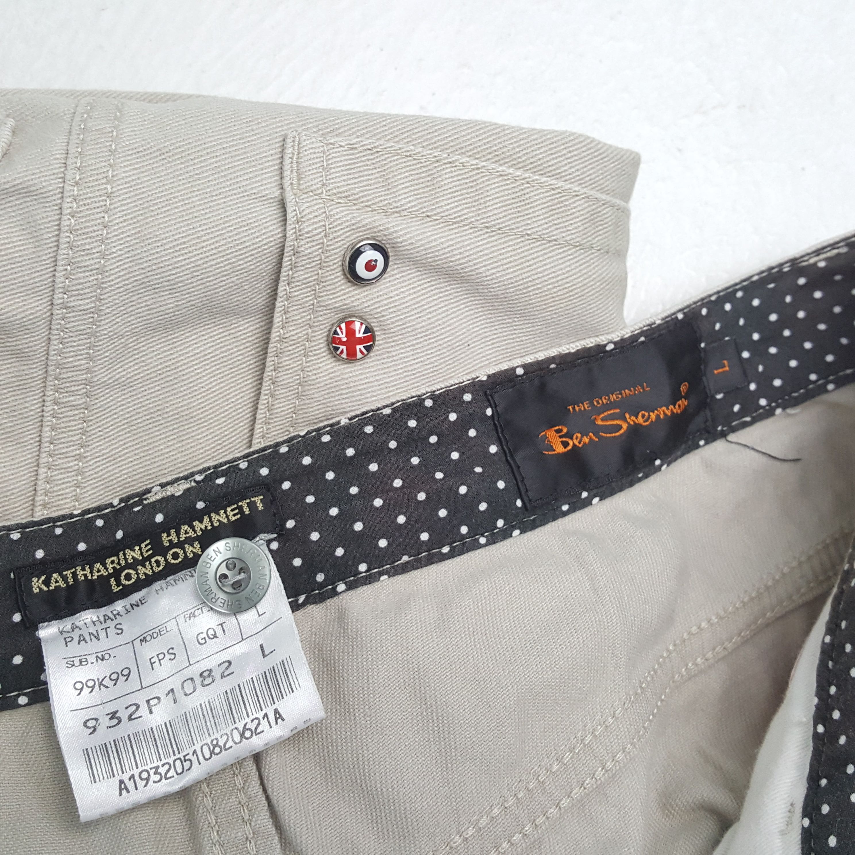 Ben Sherman × Katharine Hamnett London × Vintage Vintage KATHARINE HAMNET LONDON Ben Sherman Pants Size US 32 / EU 48 - 14 Thumbnail