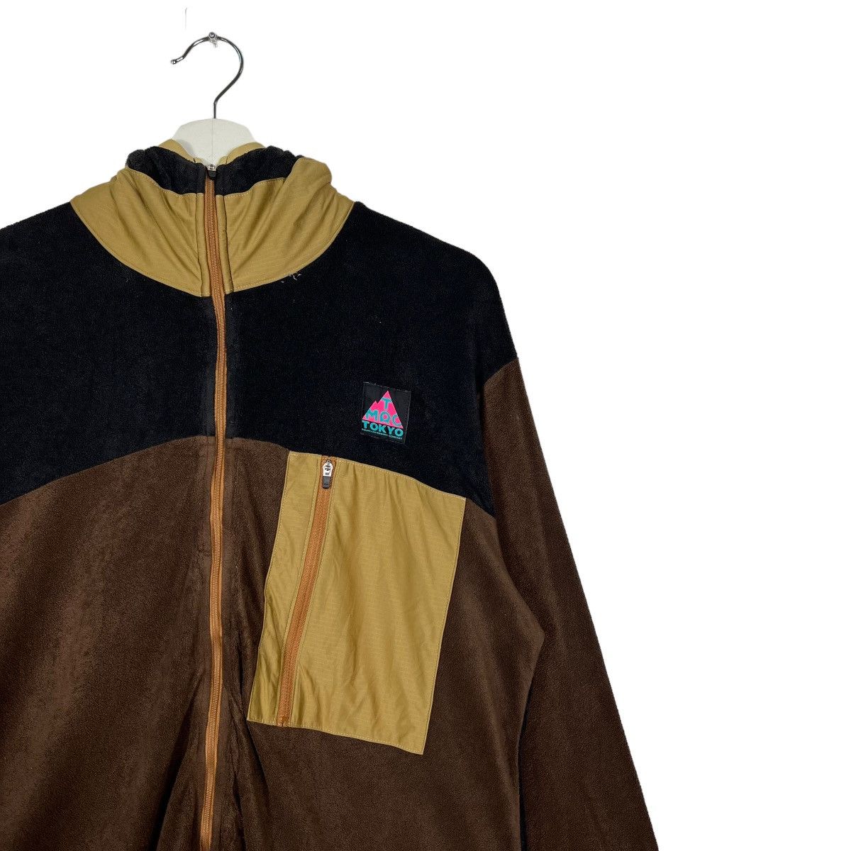 Japanese Brand 🔥 MOUNTAIN RUNNING COMPANY FLEECE HYBRID JACKET MADE IN JPN Size US L / EU 52-54 / 3 - 6 Thumbnail