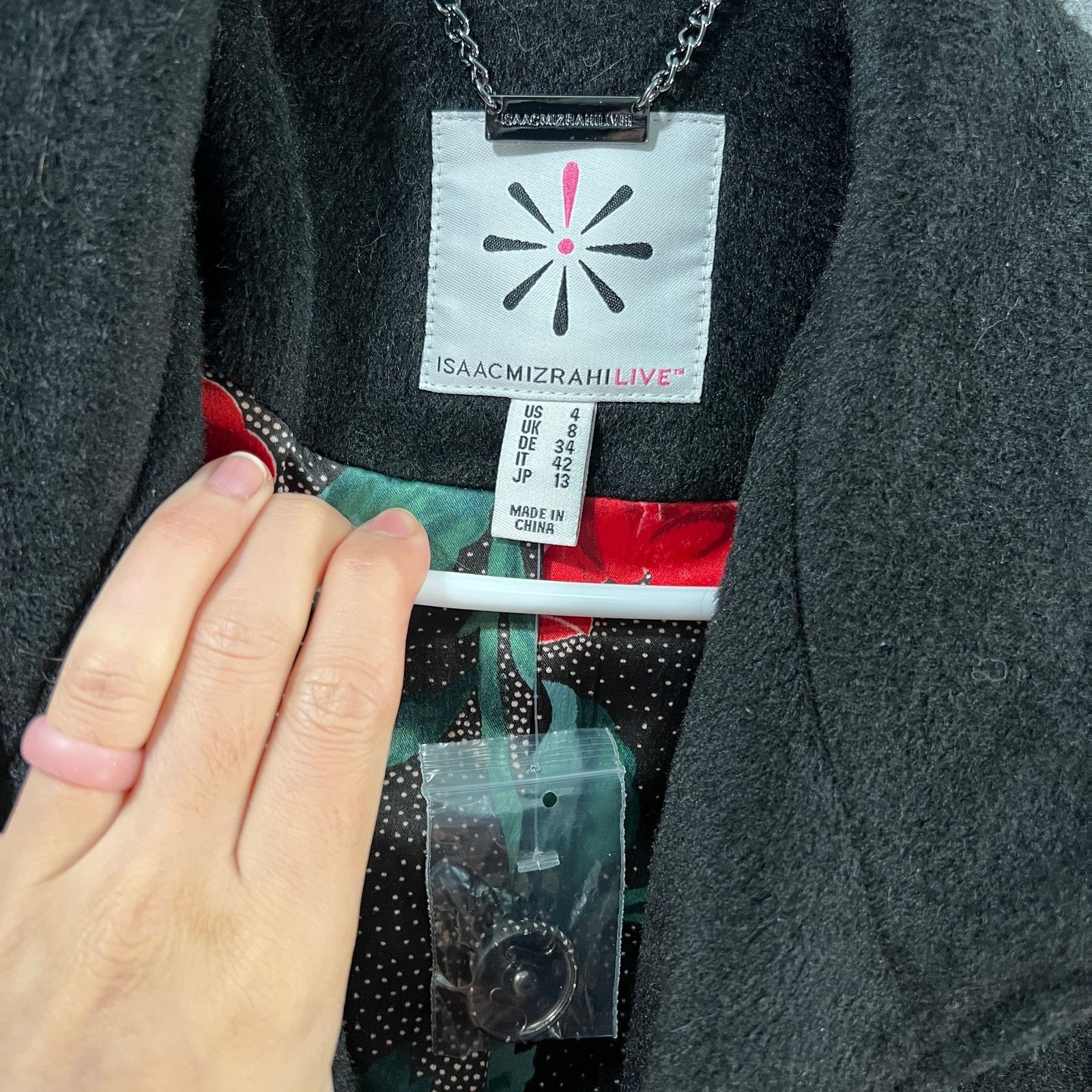 Other Isaac Mizrahi LIVE! Faux Alpaca Coat with Stand Size S / US 4 / IT 40 - 3 Thumbnail