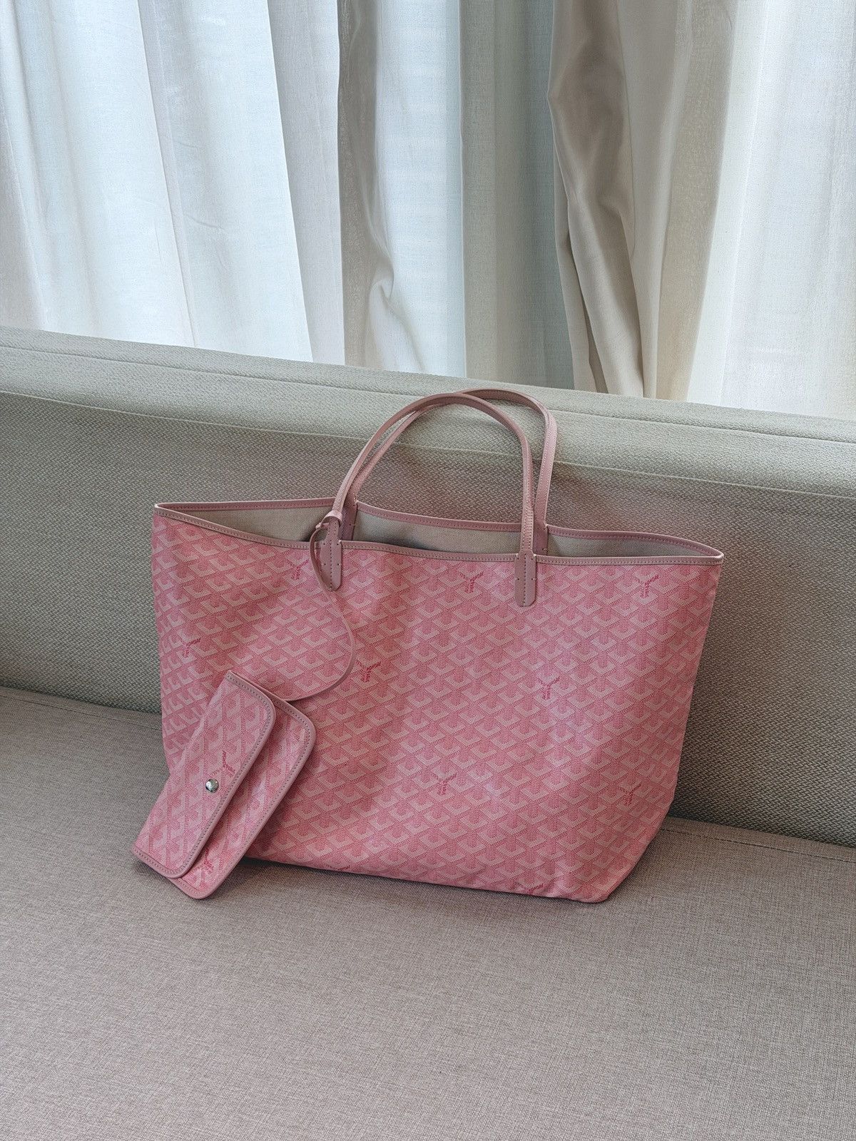 Goyard Goyard Sakura Pink Saint Louis GM Tote Size ONE SIZE - 2 Thumbnail