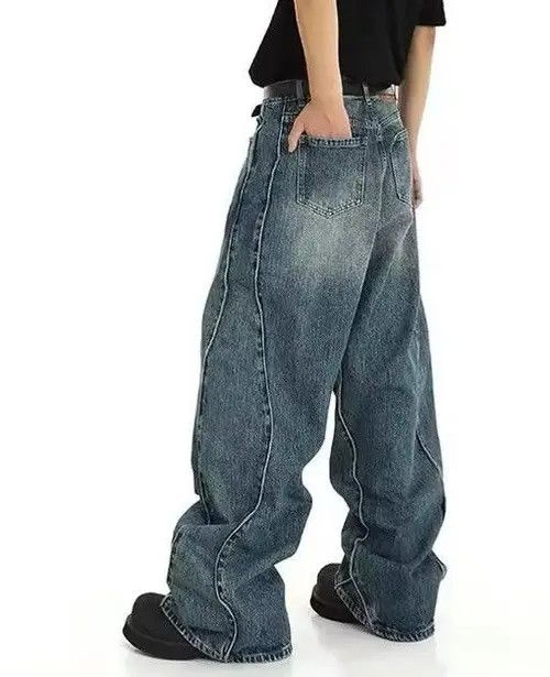 Japanese Brand Blue Y2K skateboarding hiphop utility baggy jeans Size US 30 / EU 46 - 4 Thumbnail