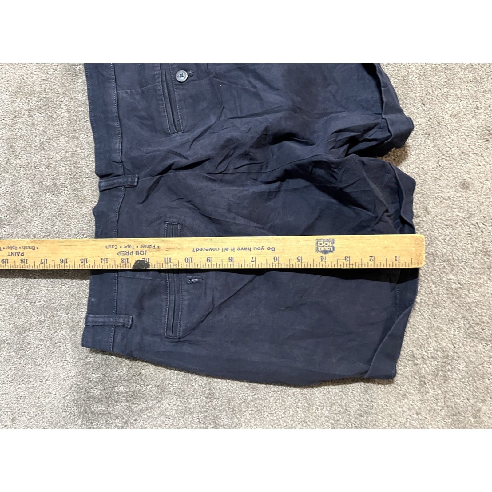 Nautica Nautica Chino Shorts Men Classic Fit Blue Cotton 32W 32 Inseam 8" Casual Belt Loops Vintage? No Size US 32 / EU 48 - 5 Thumbnail