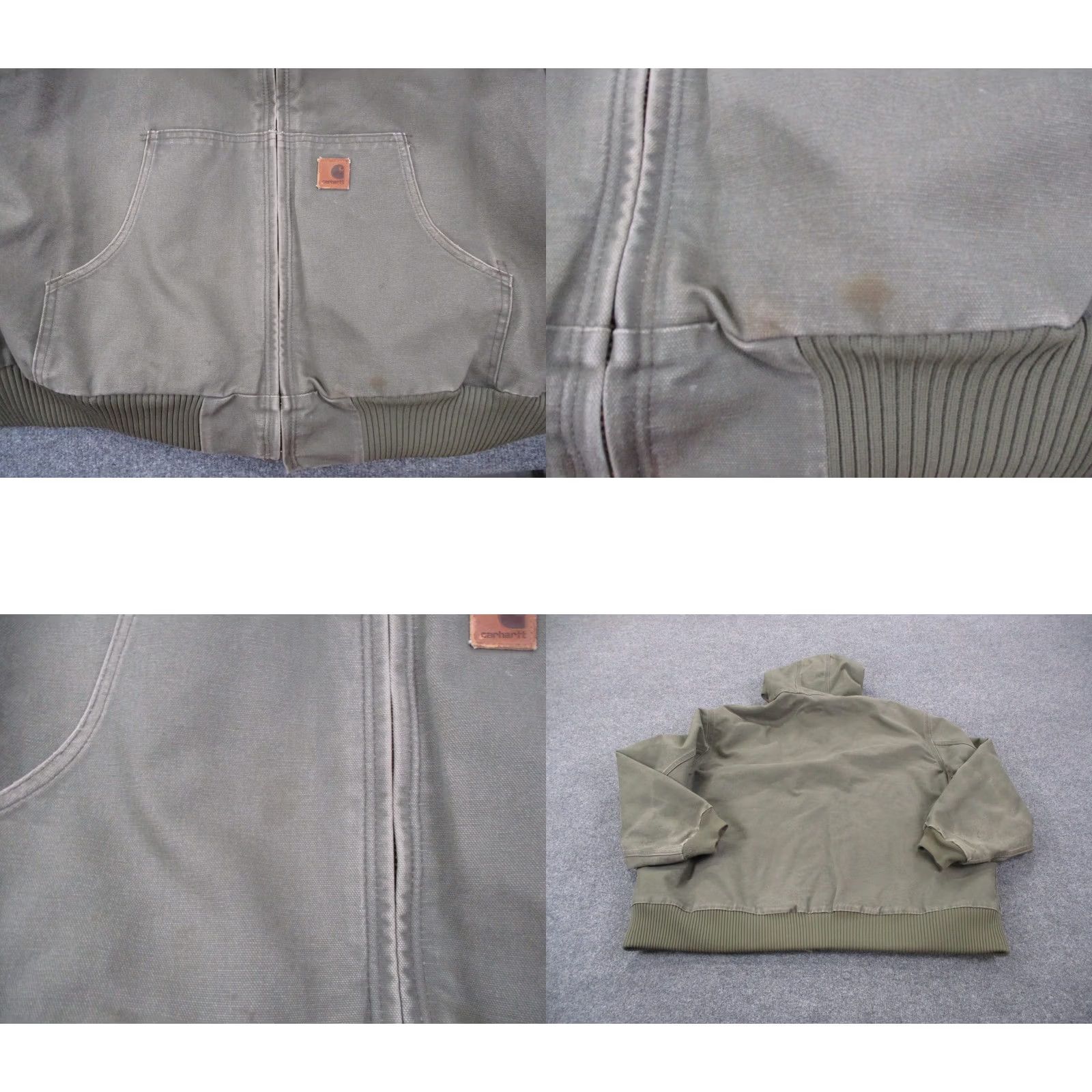 Carhartt Carhartt Jacket Men 3XL Army Green Chore Coat Hooded Heavy Vintage Work J130 ARG Set Size US XXL / EU 58 / 5 - 9 Thumbnail