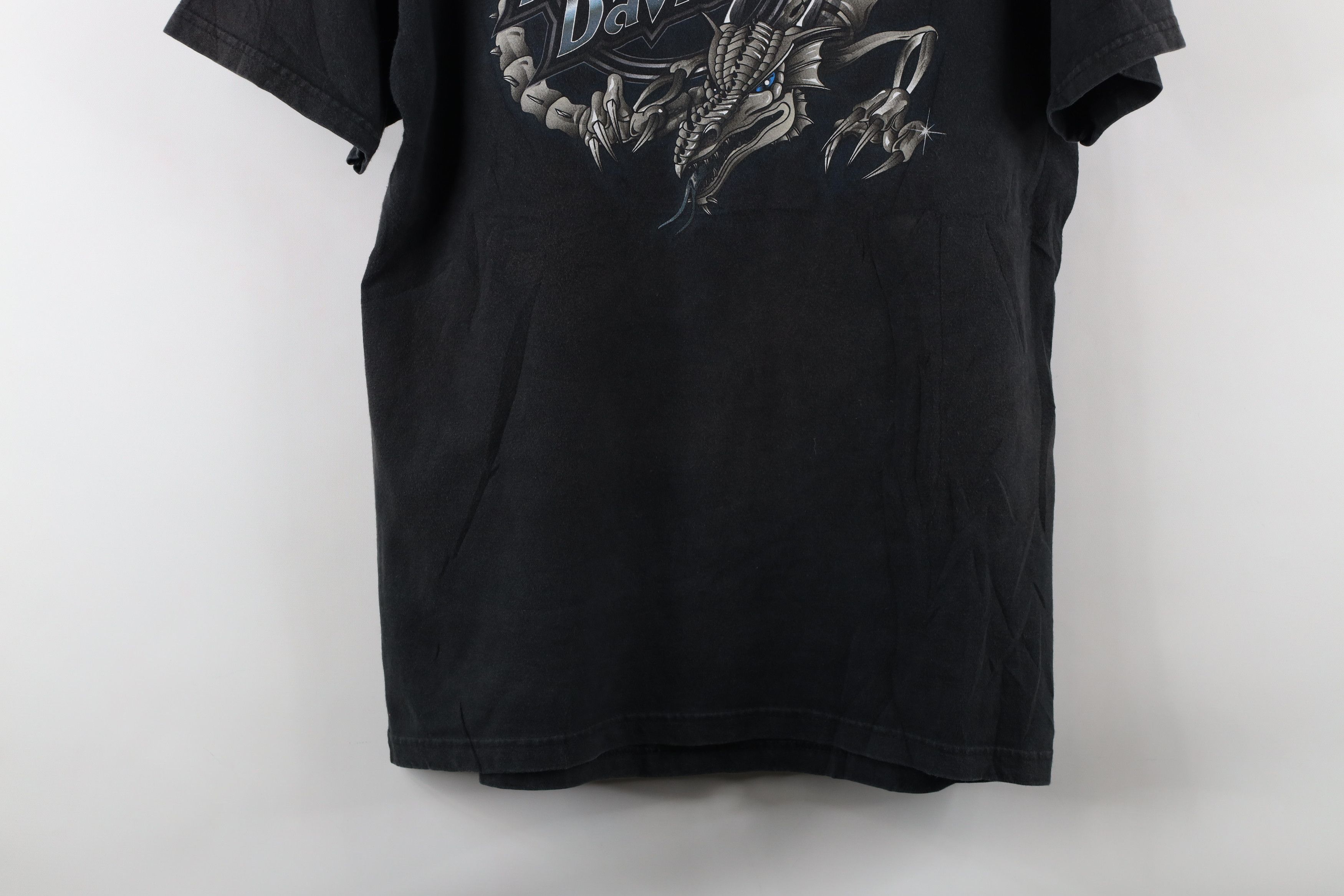 Harley Davidson × Vintage Vintage Harley Davidson Spell Out Steel Dragon T-Shirt USA Size US M / EU 48-50 / 2 - 3 Thumbnail