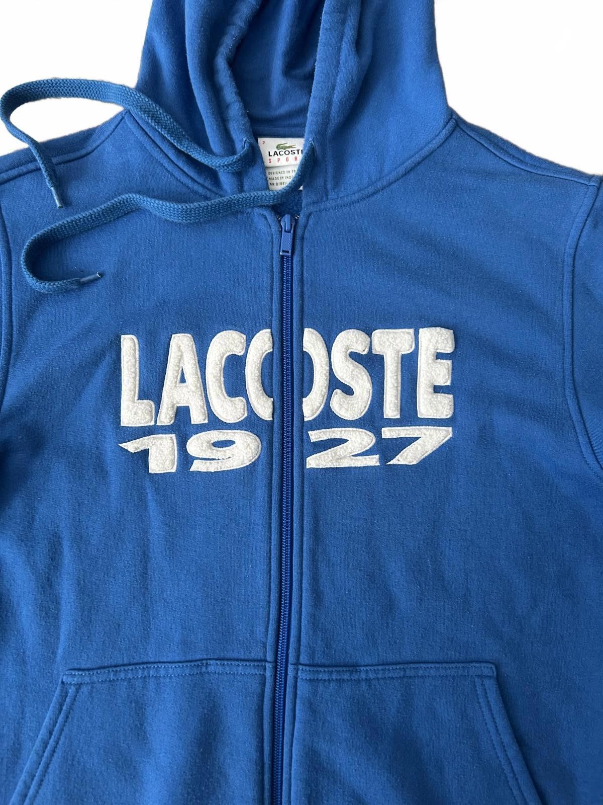 Lacoste Lacoste Sport 1927 Full-Zip Hoodie in Electric Blue Size US S / EU 44-46 / 1 - 2 Thumbnail