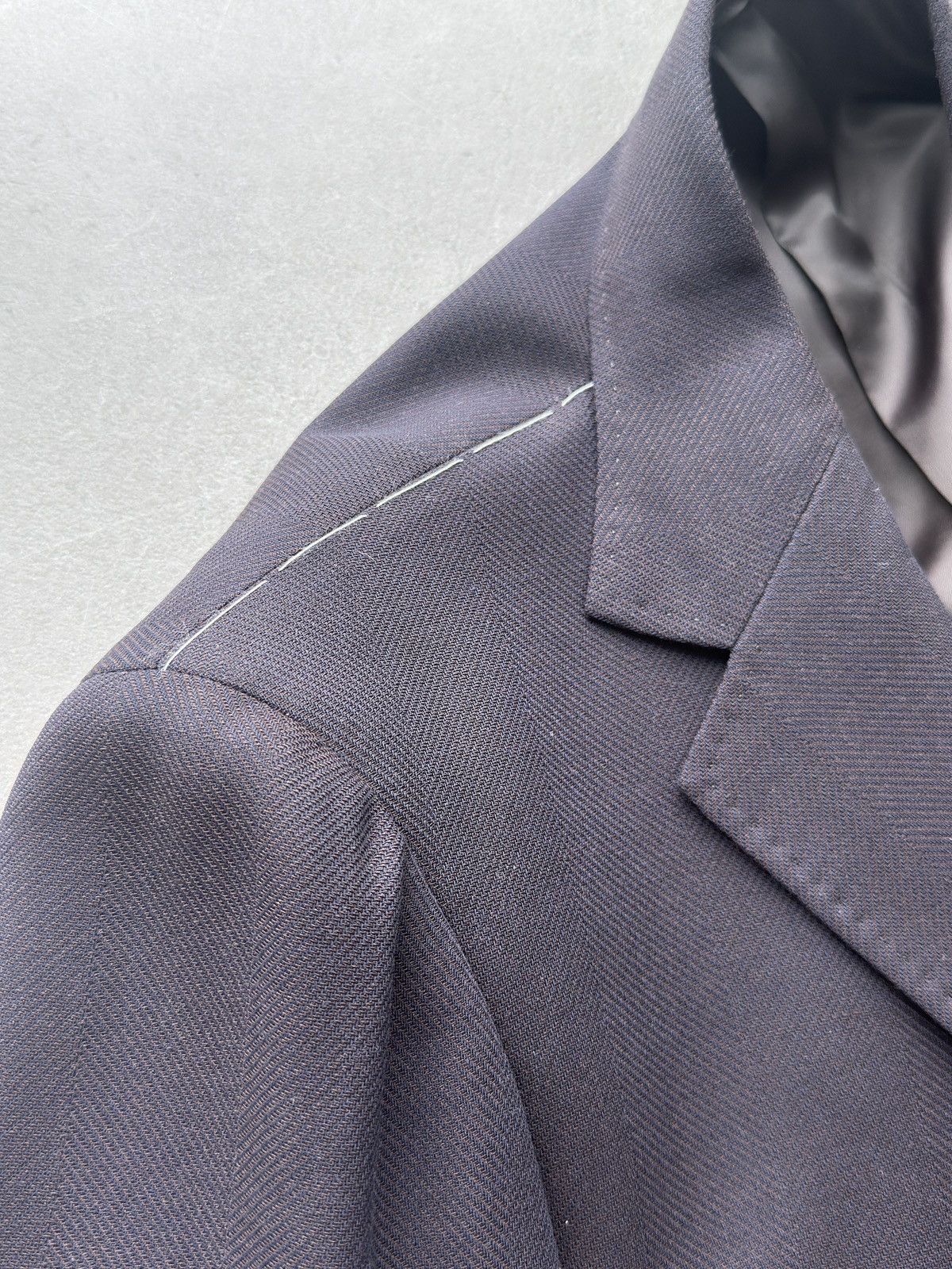 Ring Jacket Ring Jacket Mens Balloon Wool Japan Made 3 buttons Jacket Size 36R - 10 Thumbnail