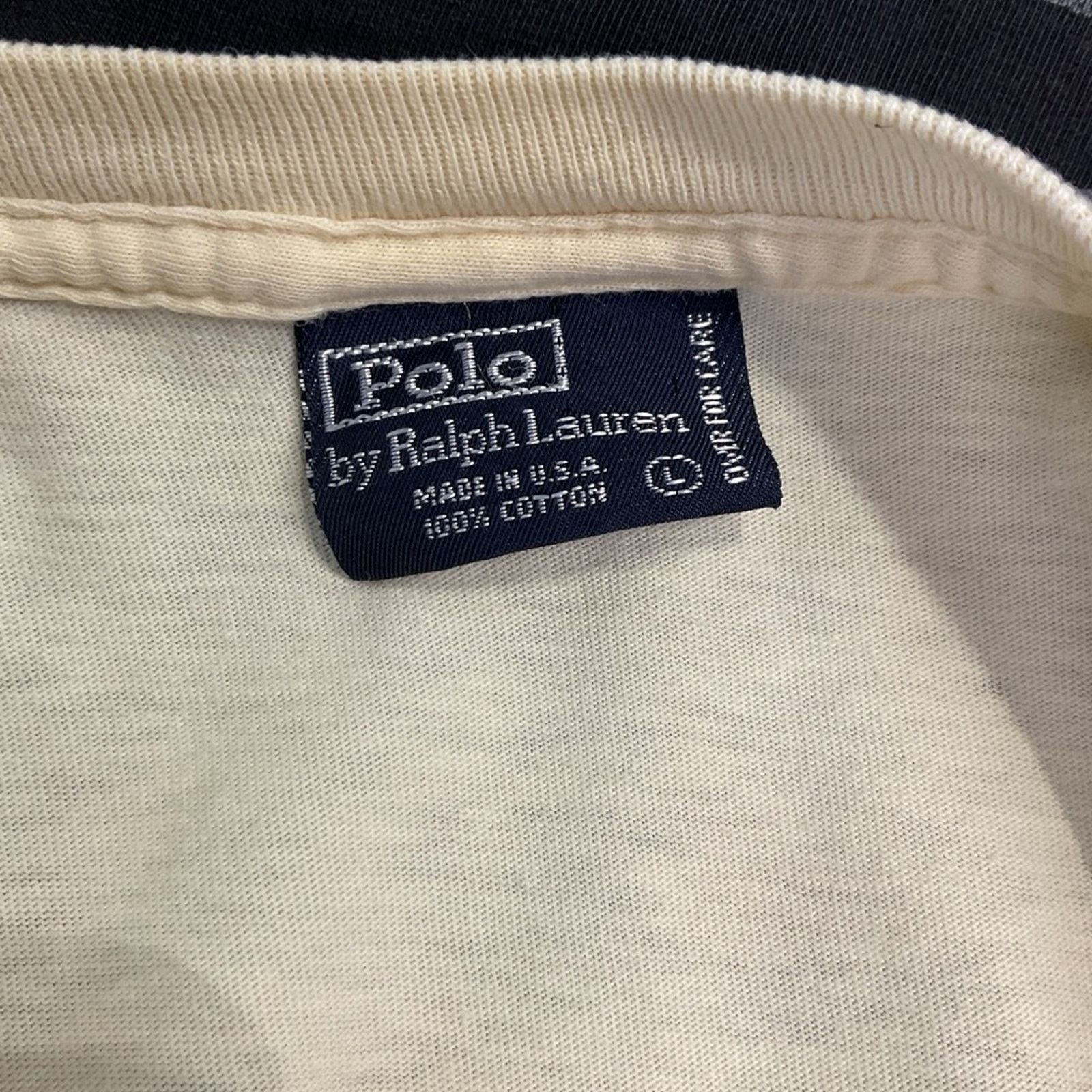 Polo Ralph Lauren Vintage Polo by Ralph Lauren Pocket Yellow T-Shirt Size US L / EU 52-54 / 3 - 3 Thumbnail