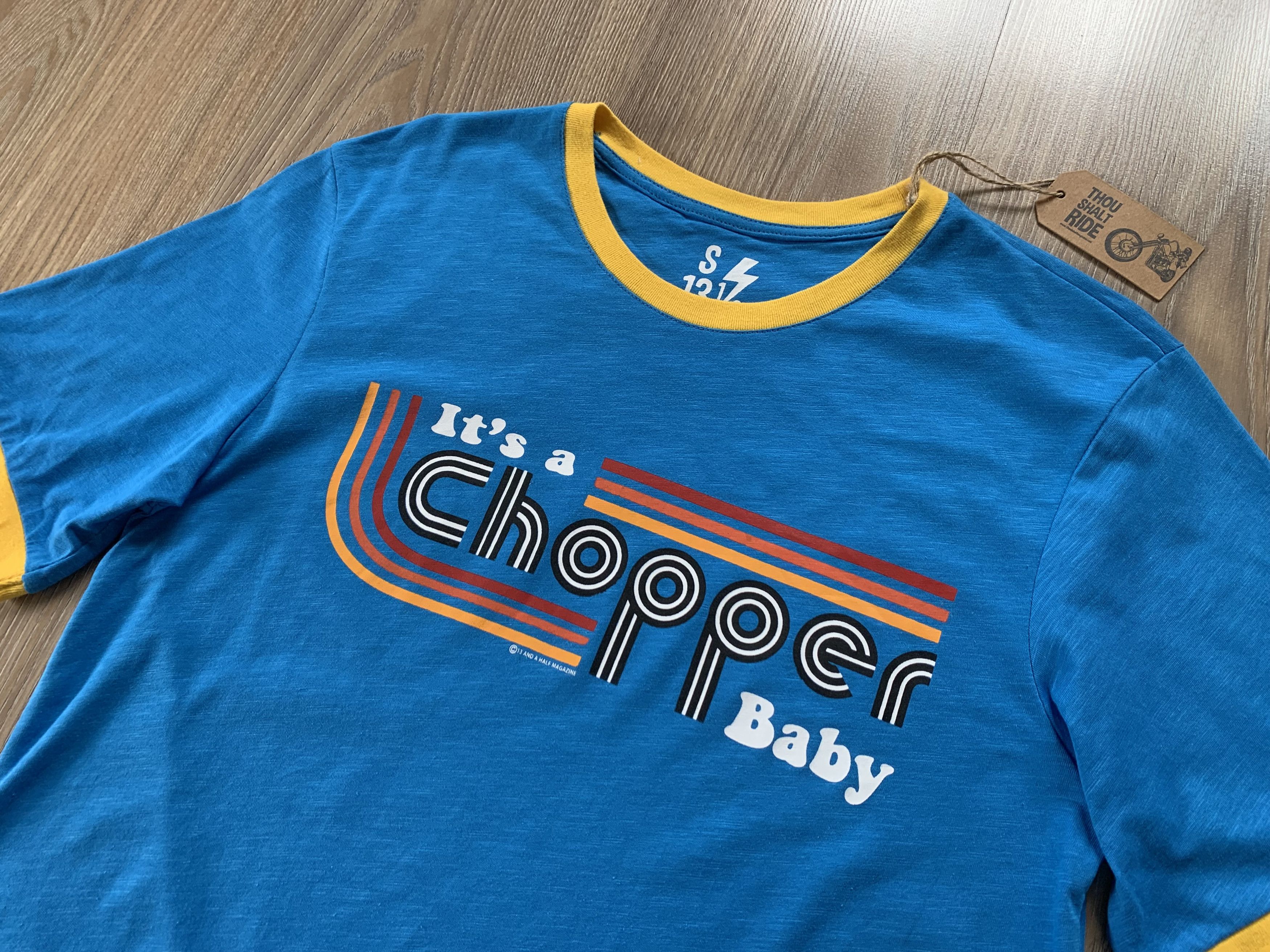 West Coast Choppers Mens 13 1/2 Magazine It’s a Chopper Baby T Shirt Size US L / EU 52-54 / 3 - 4 Thumbnail